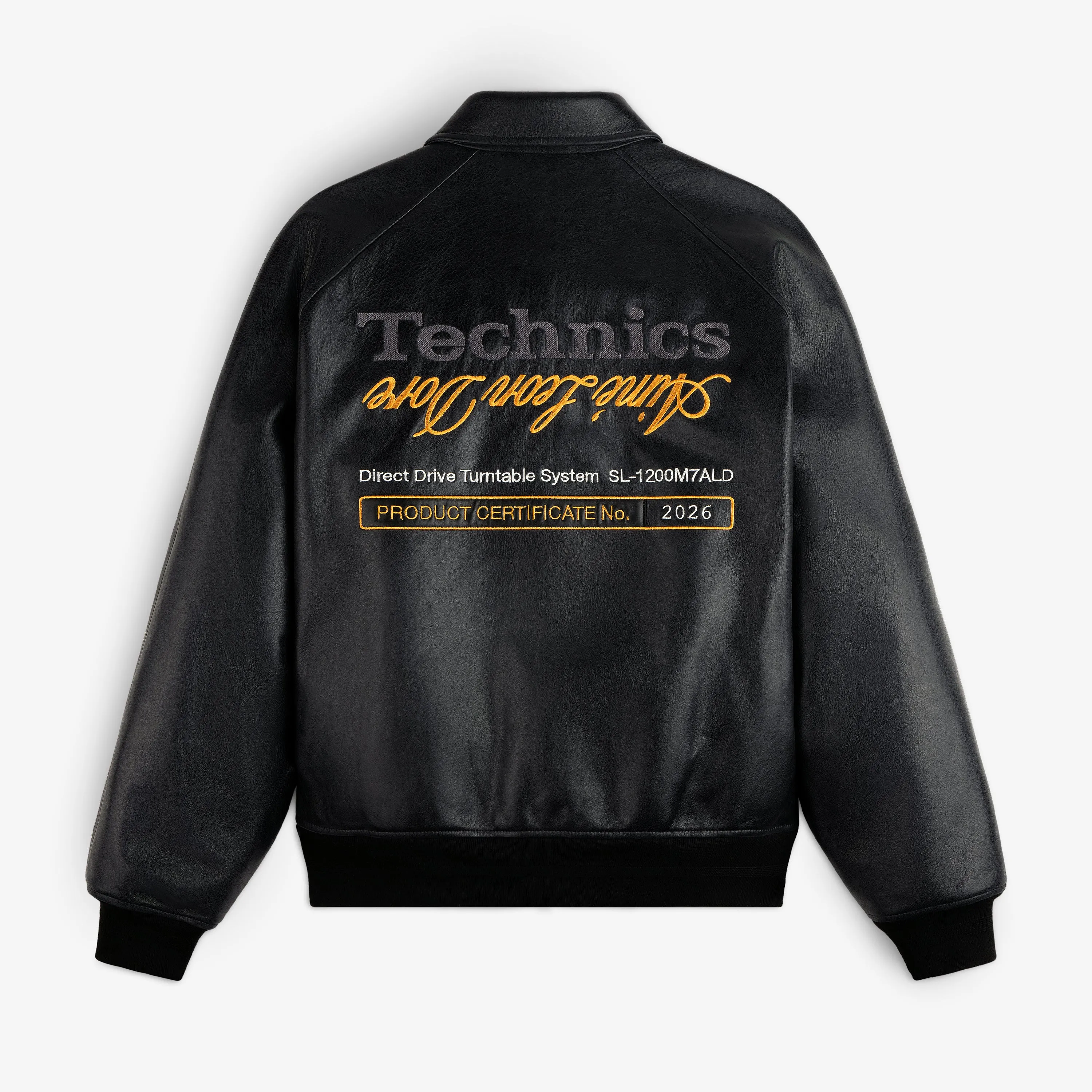 ALD / Technics Varsity Leather Jacket sold by Aime Leon Dore