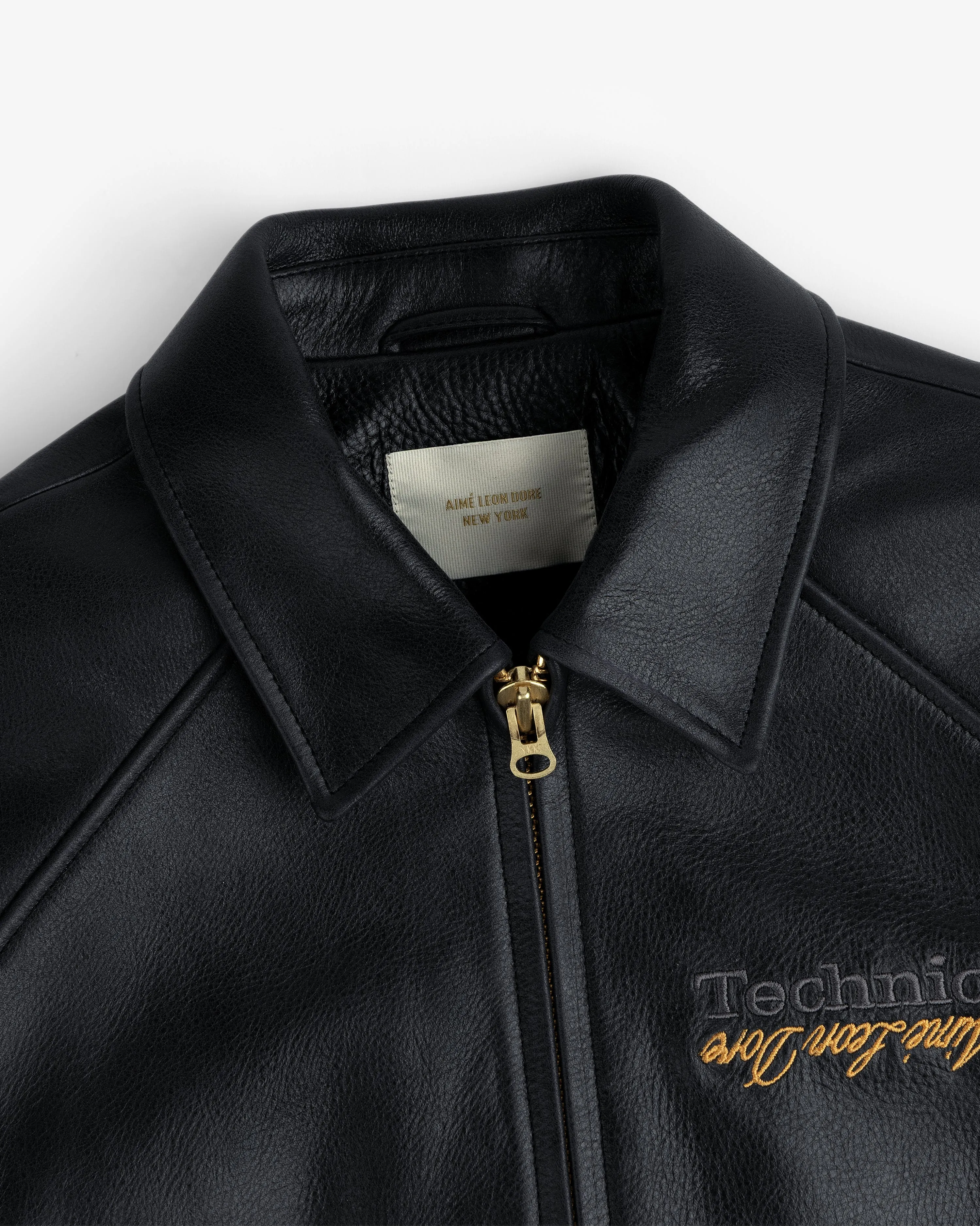 ALD / Technics Varsity Leather Jacket sold by Aime Leon Dore product image thumbnail 5