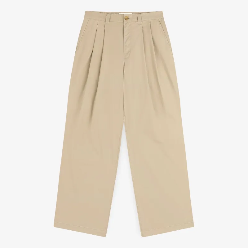 Double Pleated Officer Pant made by Aime Leon Dore