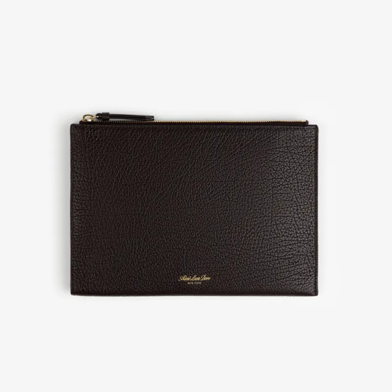 Small Tumbled Leather Pouch made by Aime Leon Dore