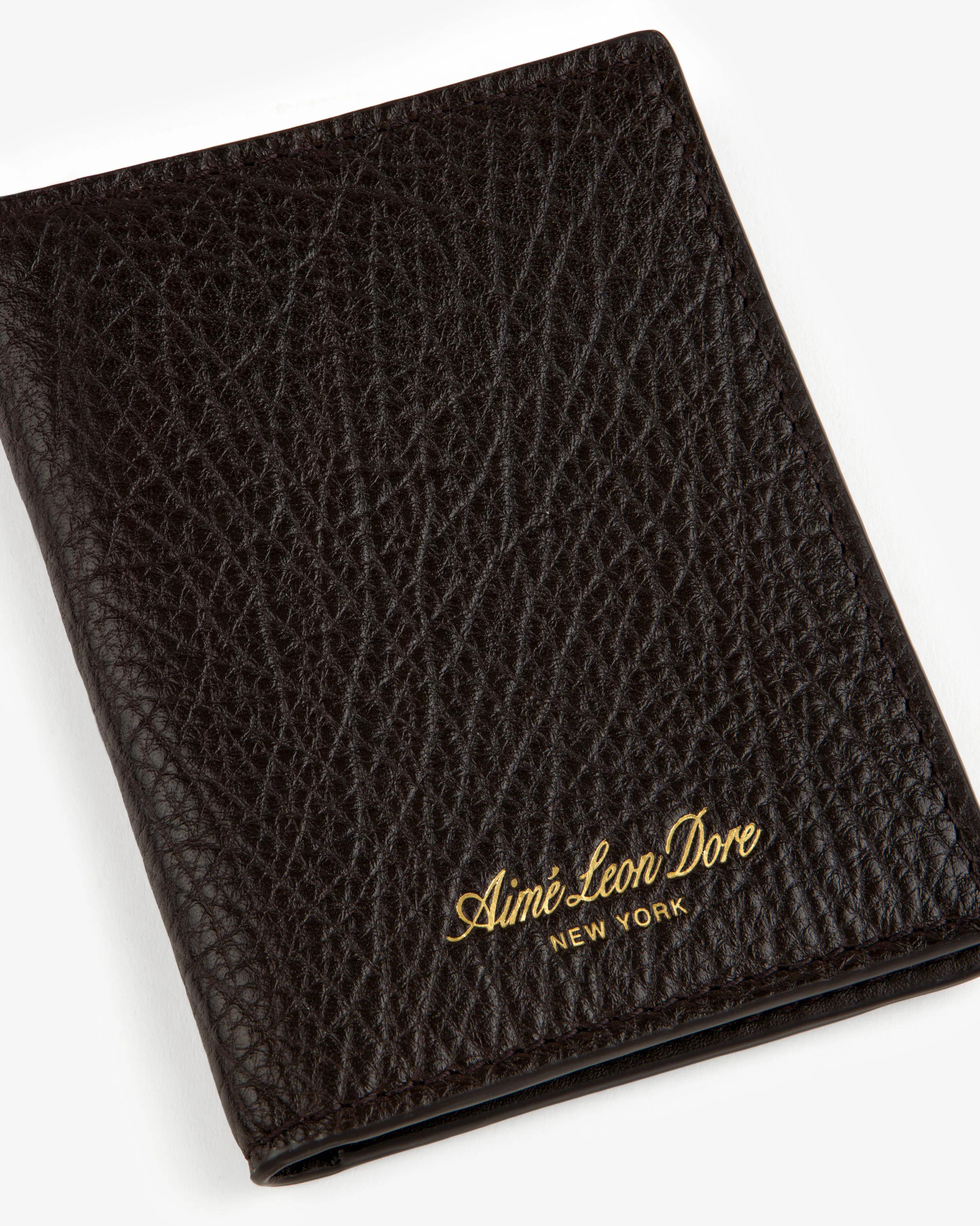 Tumbled Leather Bi-Fold Wallet sold by Aime Leon Dore product image thumbnail 5