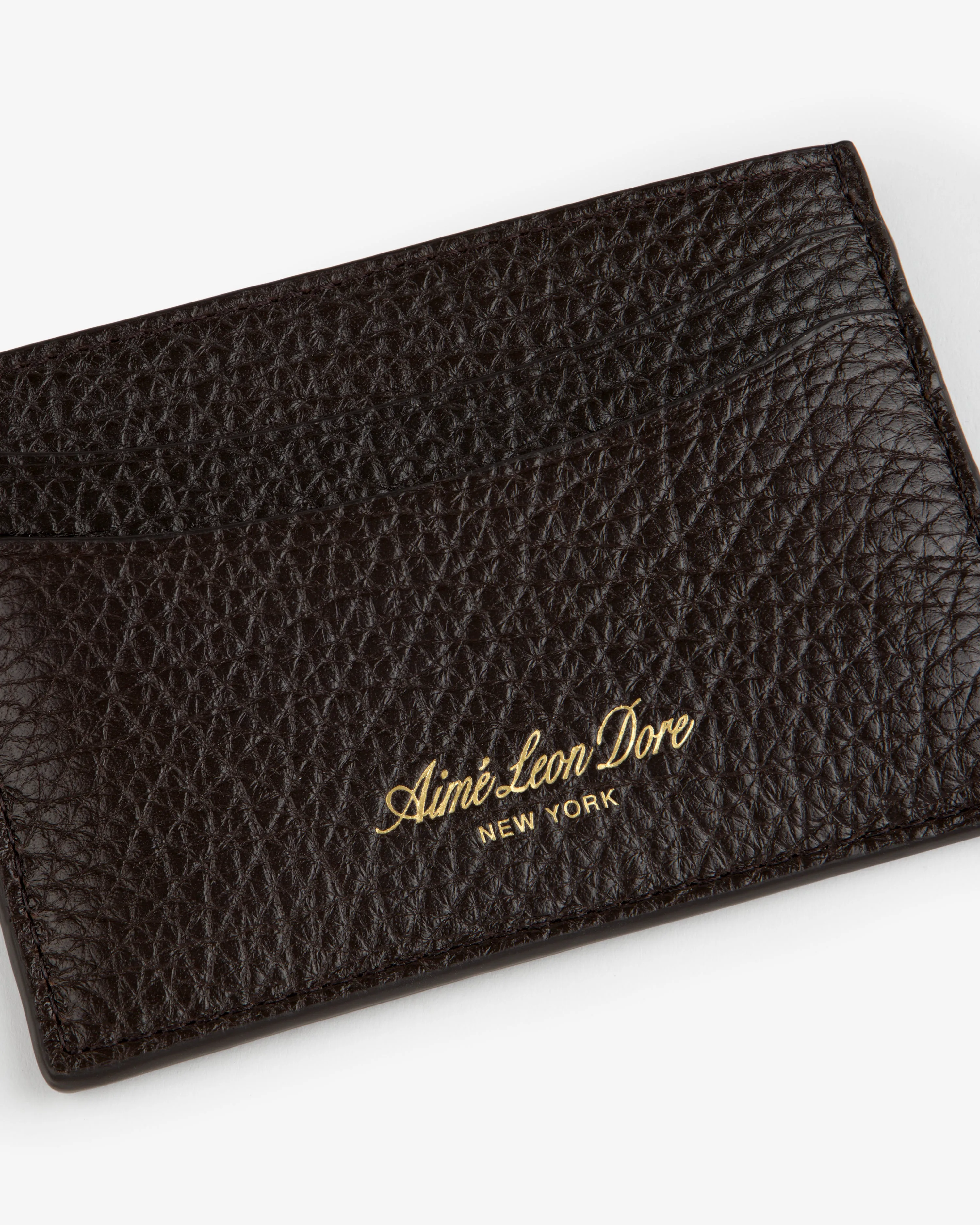 Tumbled Leather Card Holder sold by Aime Leon Dore product image thumbnail 4