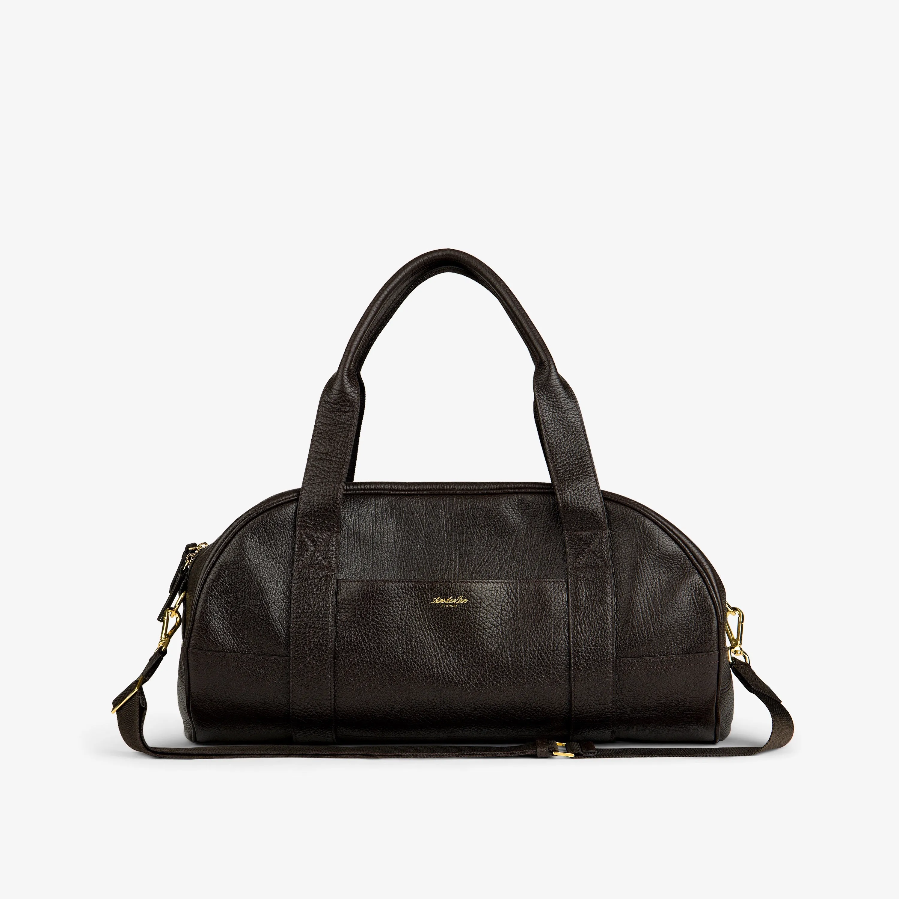 Tumbled Leather Duffle sold by Aime Leon Dore
