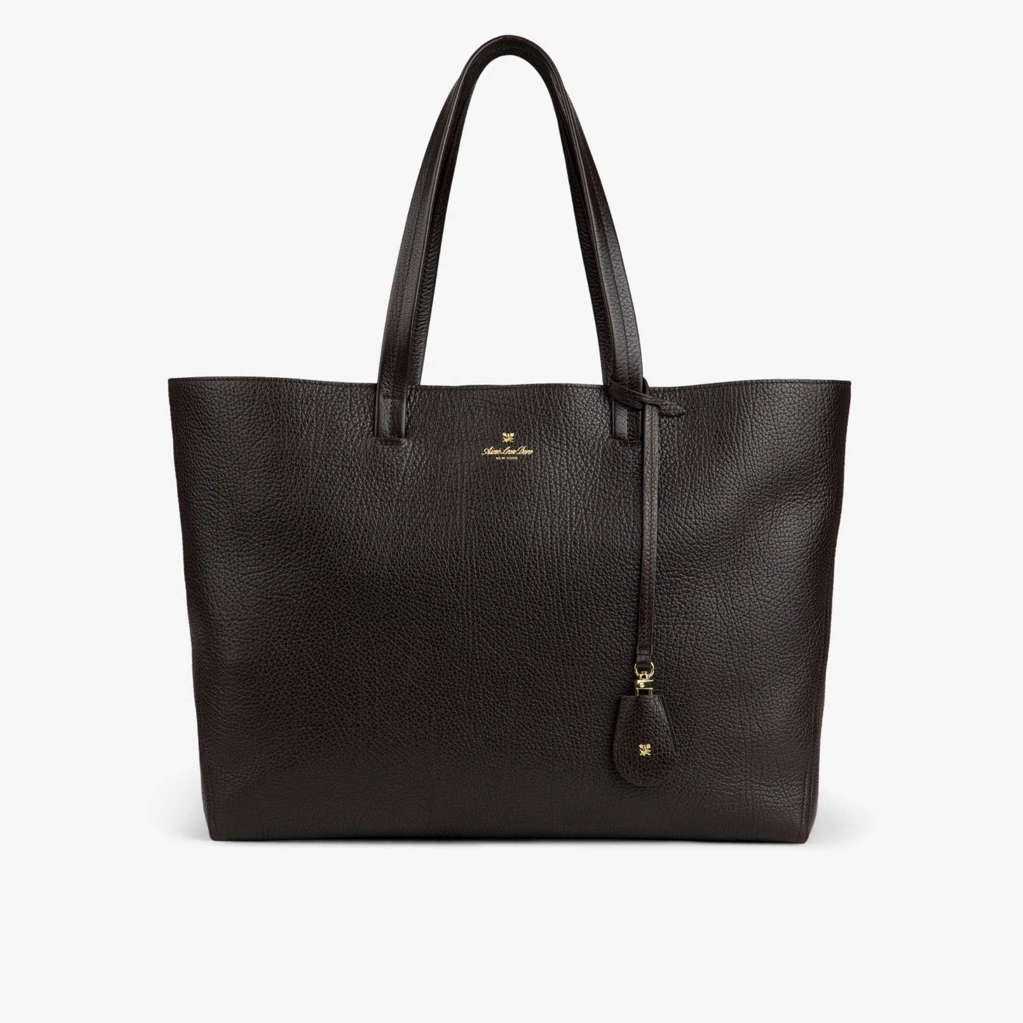 Tumbled Leather Tote Bag sold by Aime Leon Dore
