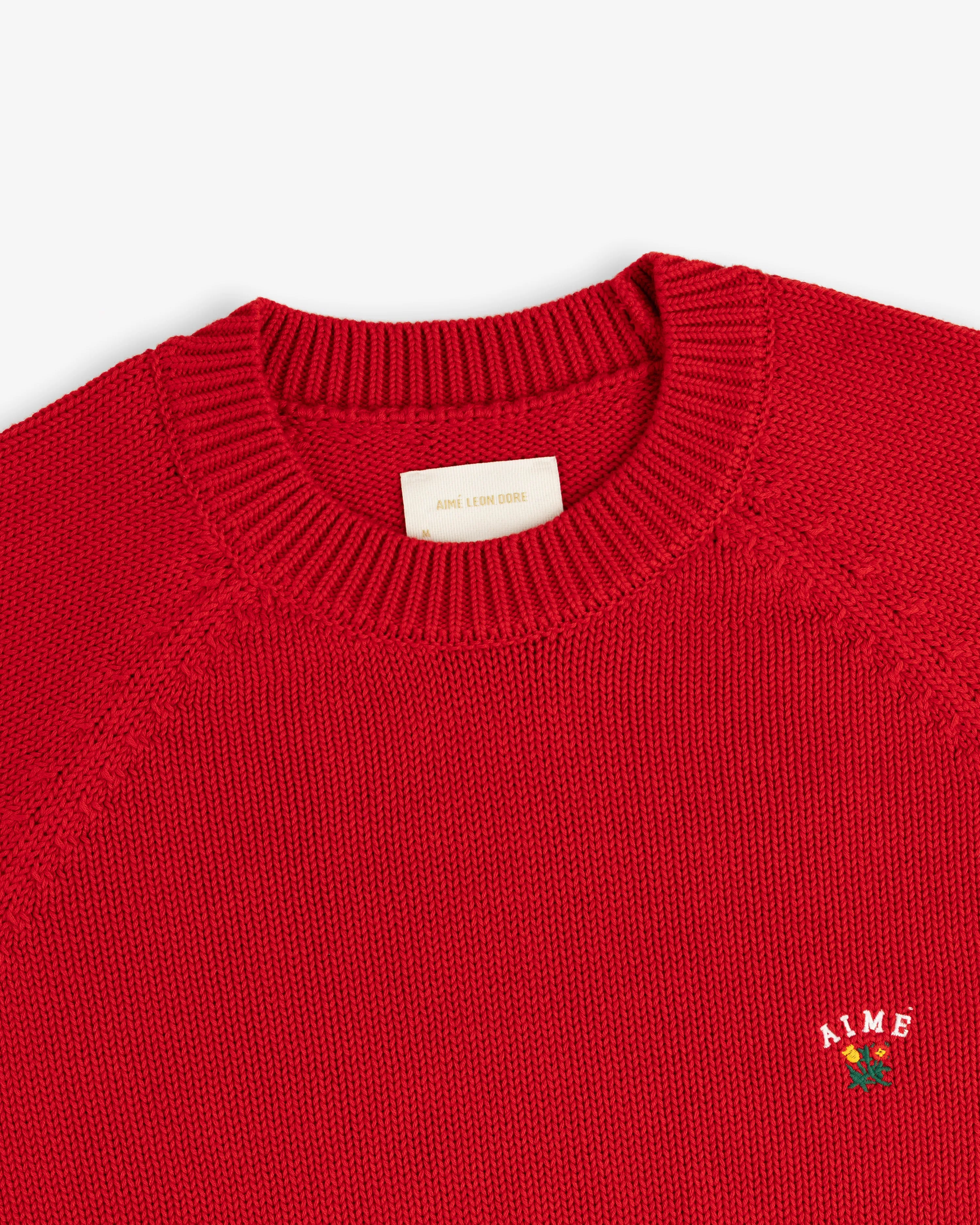 Crest Raglan Sweater sold by Aime Leon Dore product image thumbnail 4