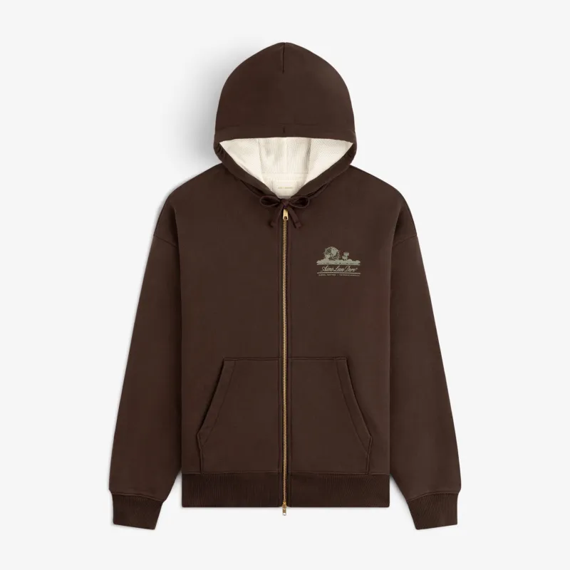 Unisphere Waffle Lined Full-Zip Hoodie made by Aime Leon Dore