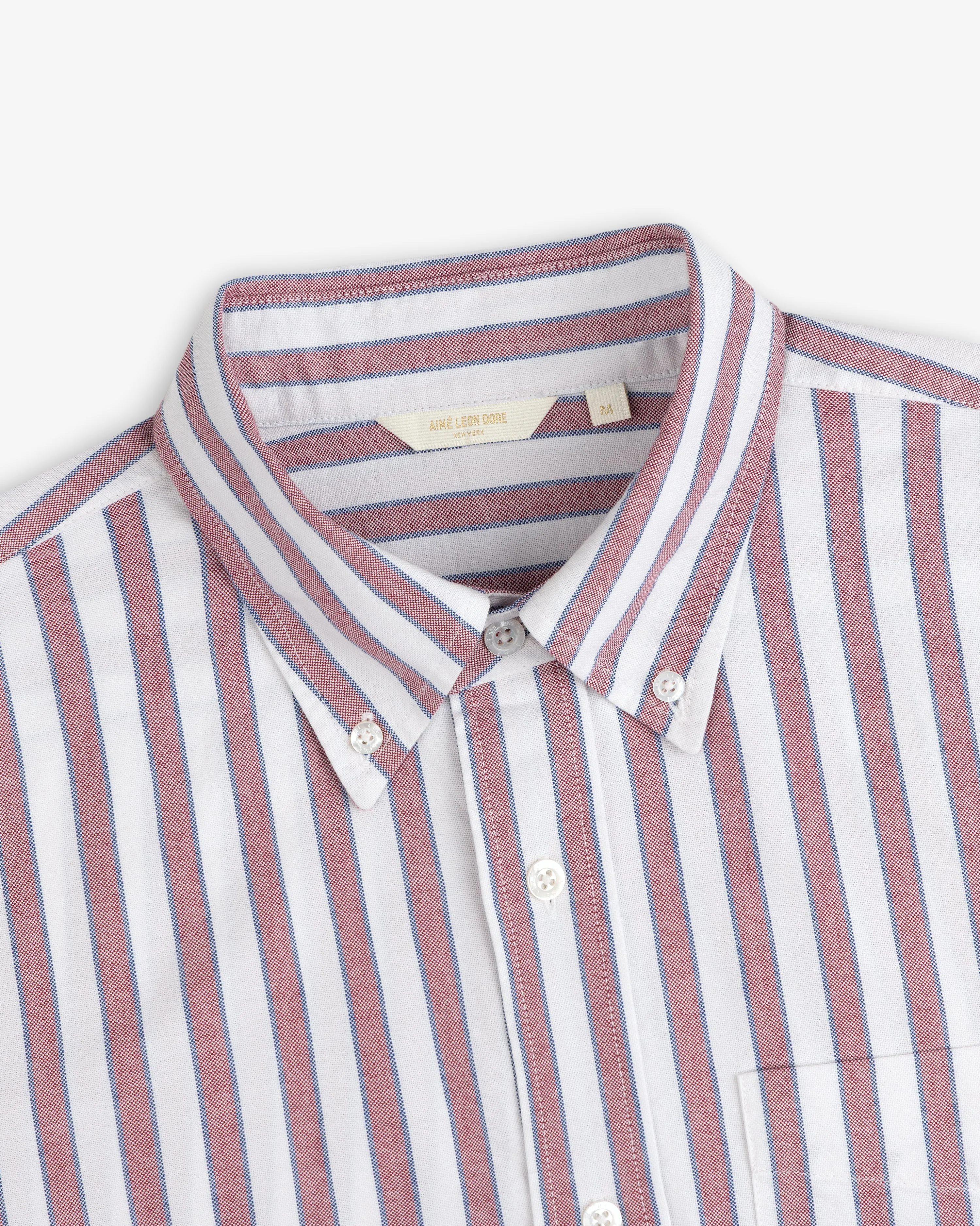 Striped Crest Oxford Shirt sold by Aime Leon Dore product image thumbnail 4