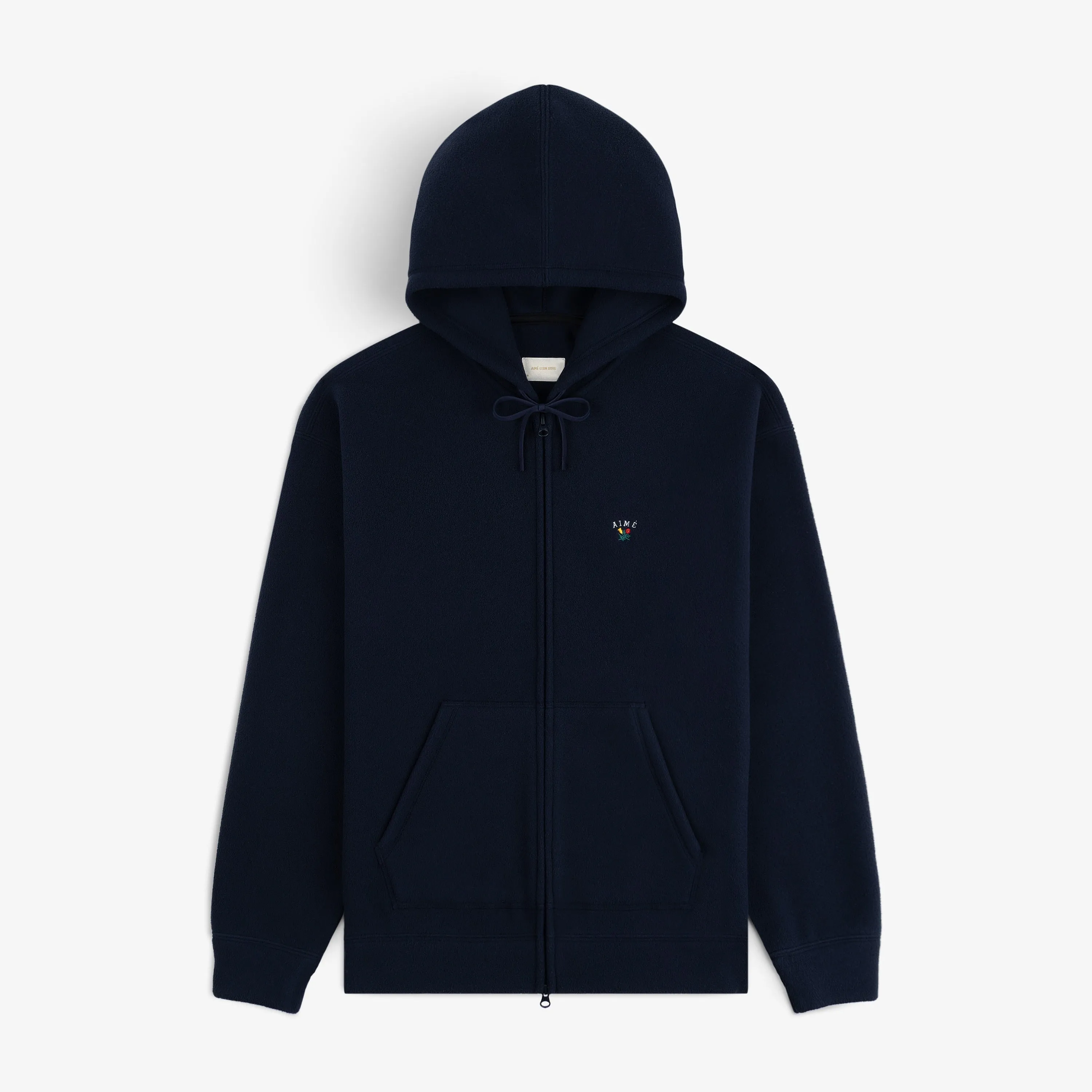 Crest Fleece Full-Zip Hoodie sold by Aime Leon Dore