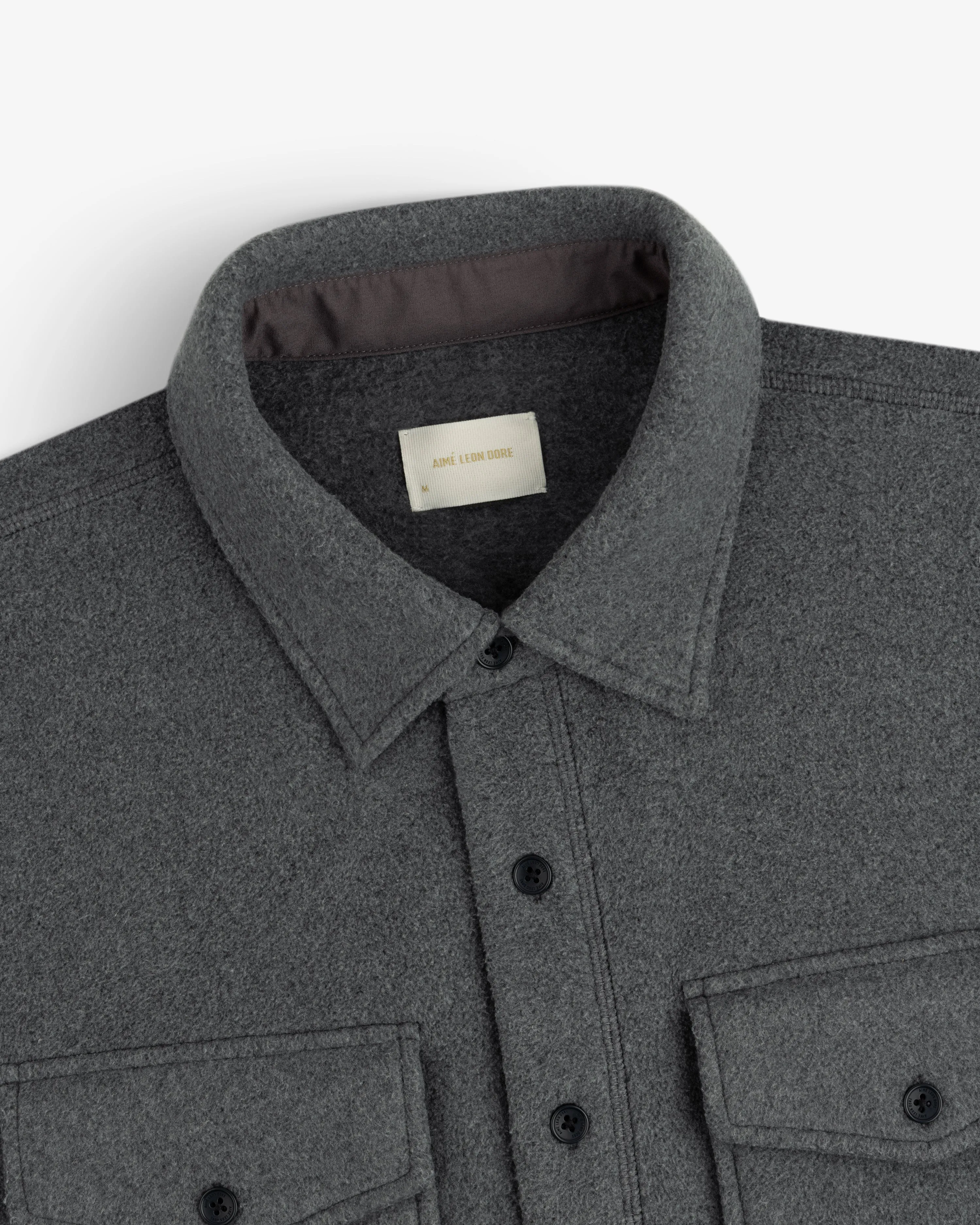 Melange Fleece Shirt sold by Aime Leon Dore product image thumbnail 3