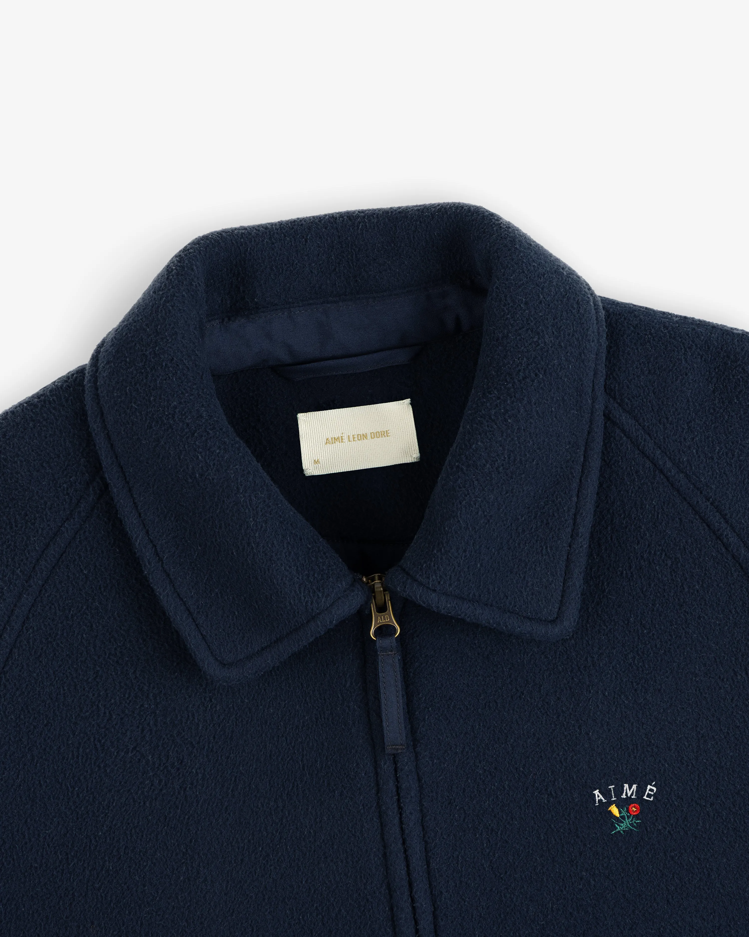 Crest Fleece Casual Jacket sold by Aime Leon Dore product image thumbnail 3