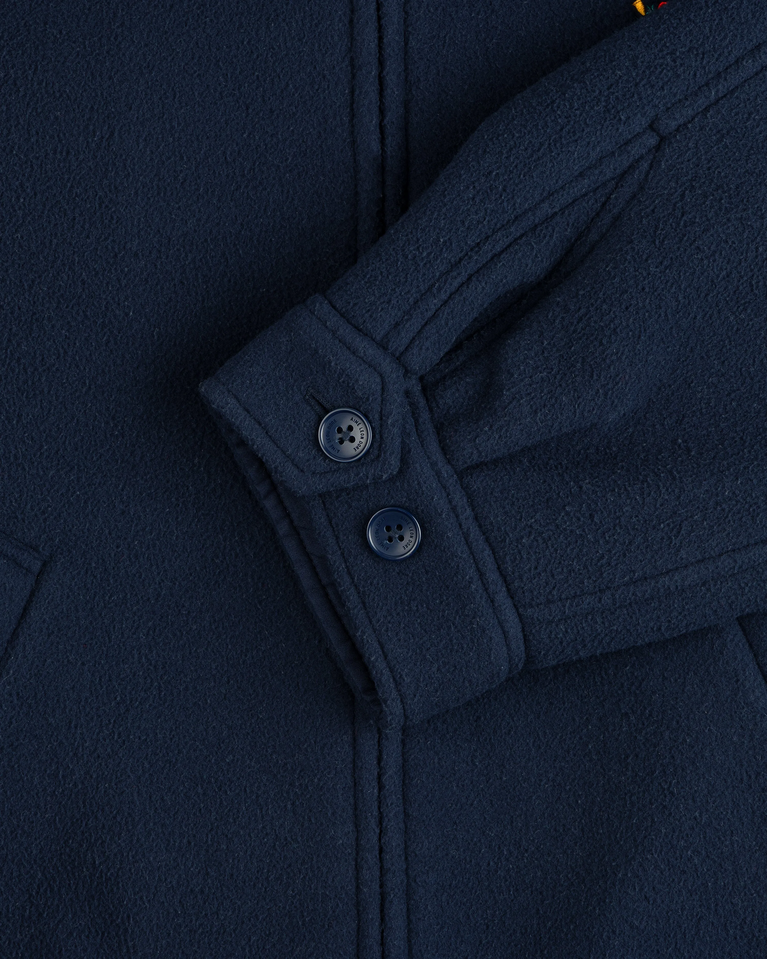 Crest Fleece Casual Jacket sold by Aime Leon Dore product image thumbnail 5
