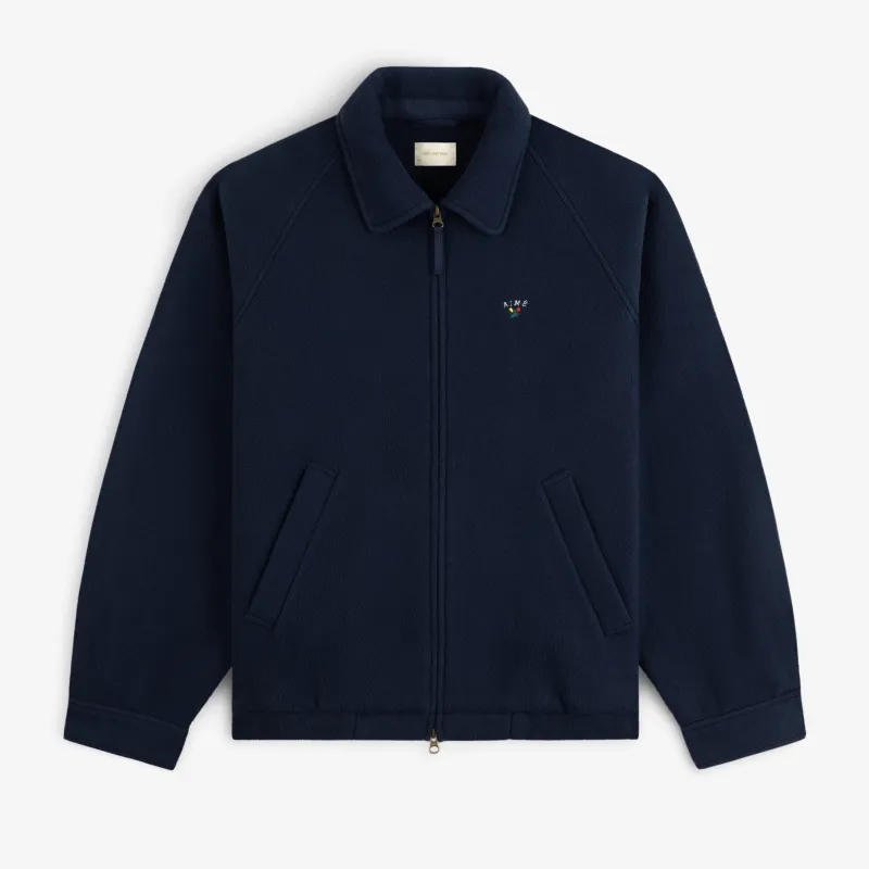 Crest Fleece Casual Jacket made by Aime Leon Dore