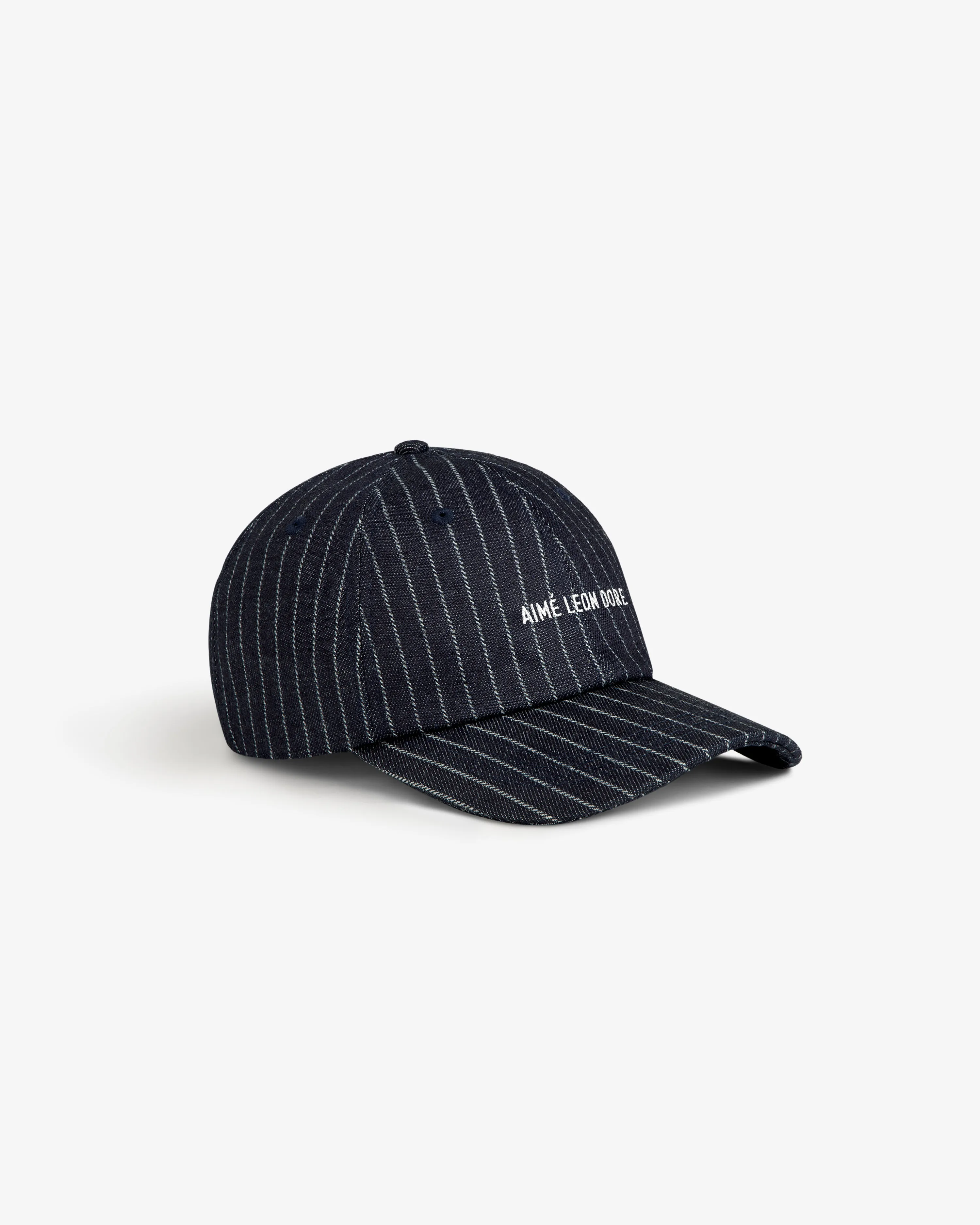 Chalk Stripe Logo Hat sold by Aime Leon Dore product image thumbnail 3