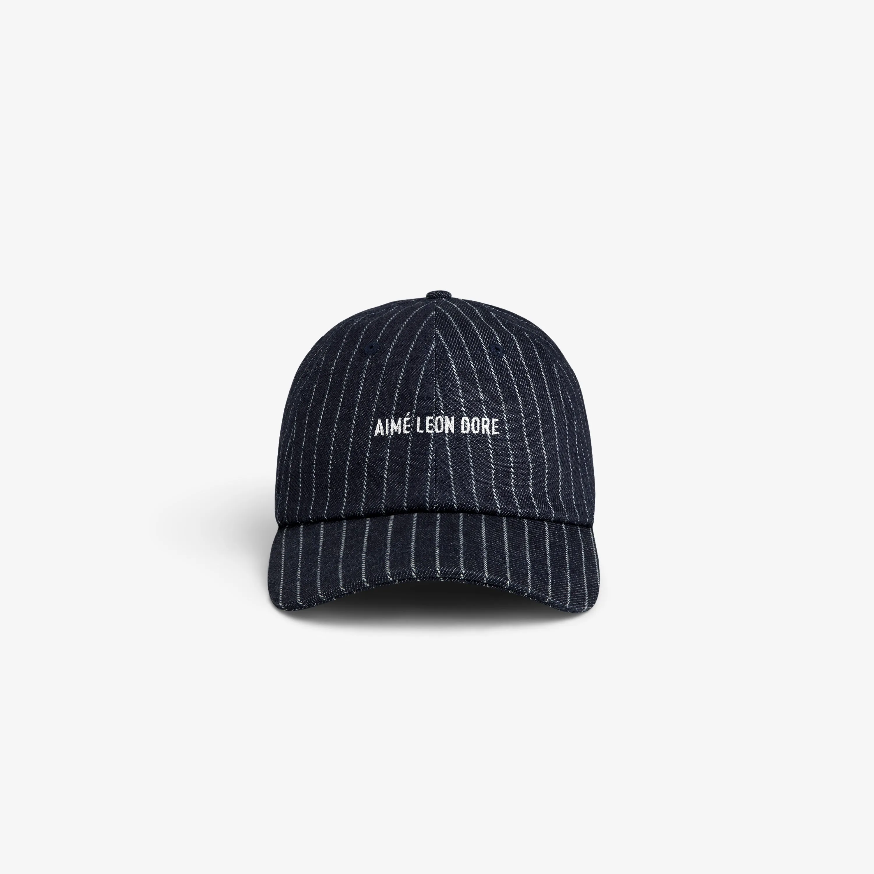 Chalk Stripe Logo Hat sold by Aime Leon Dore