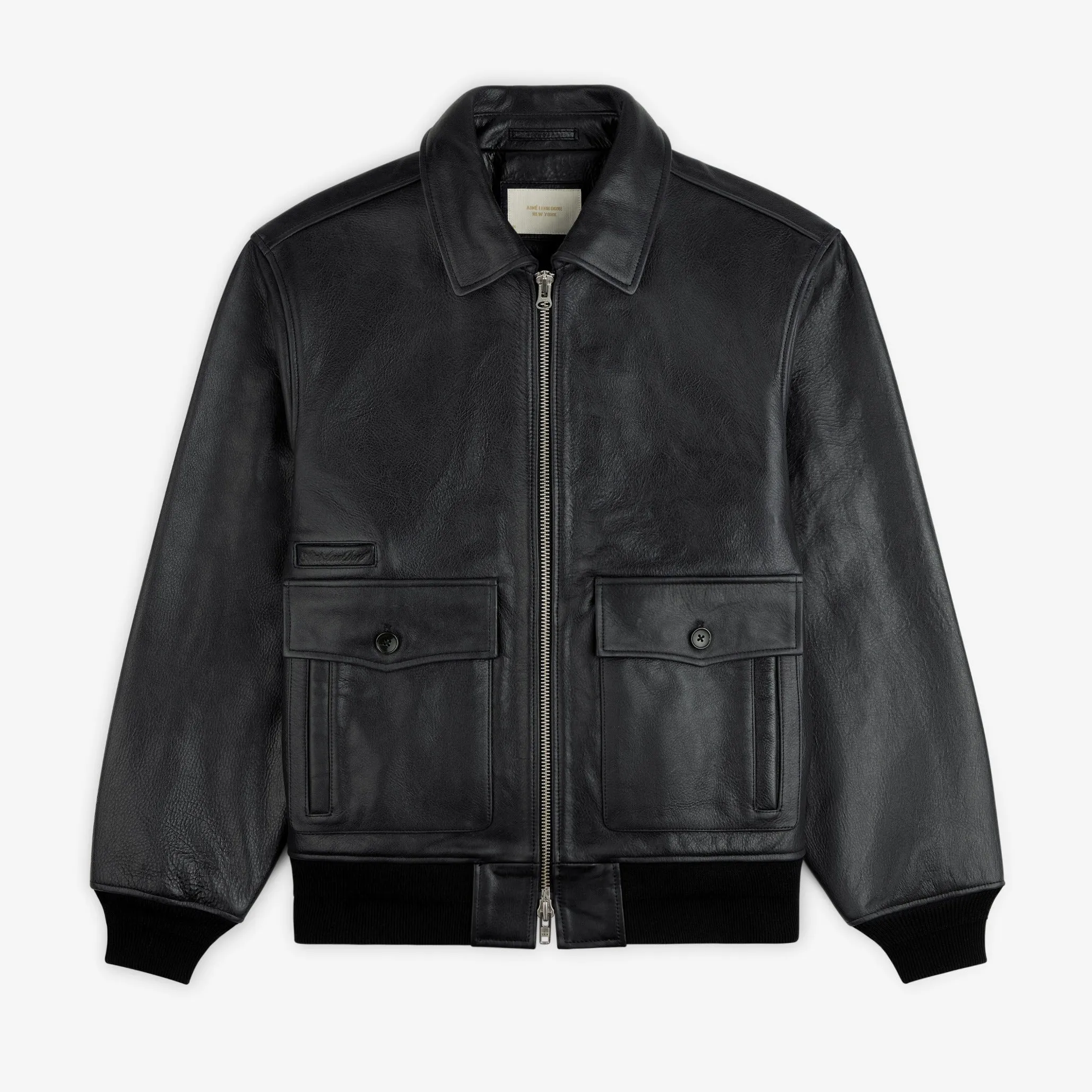 Napa Leather Bomber Jacket sold by Aime Leon Dore