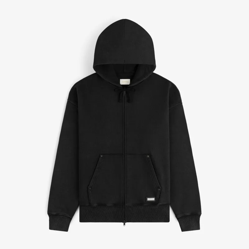 Washed Full Zip Hoodie made by Aime Leon Dore