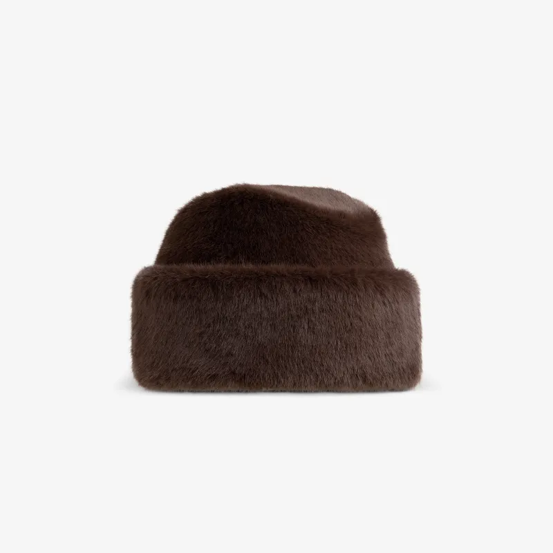 Fur Envoy Hat made by Aime Leon Dore