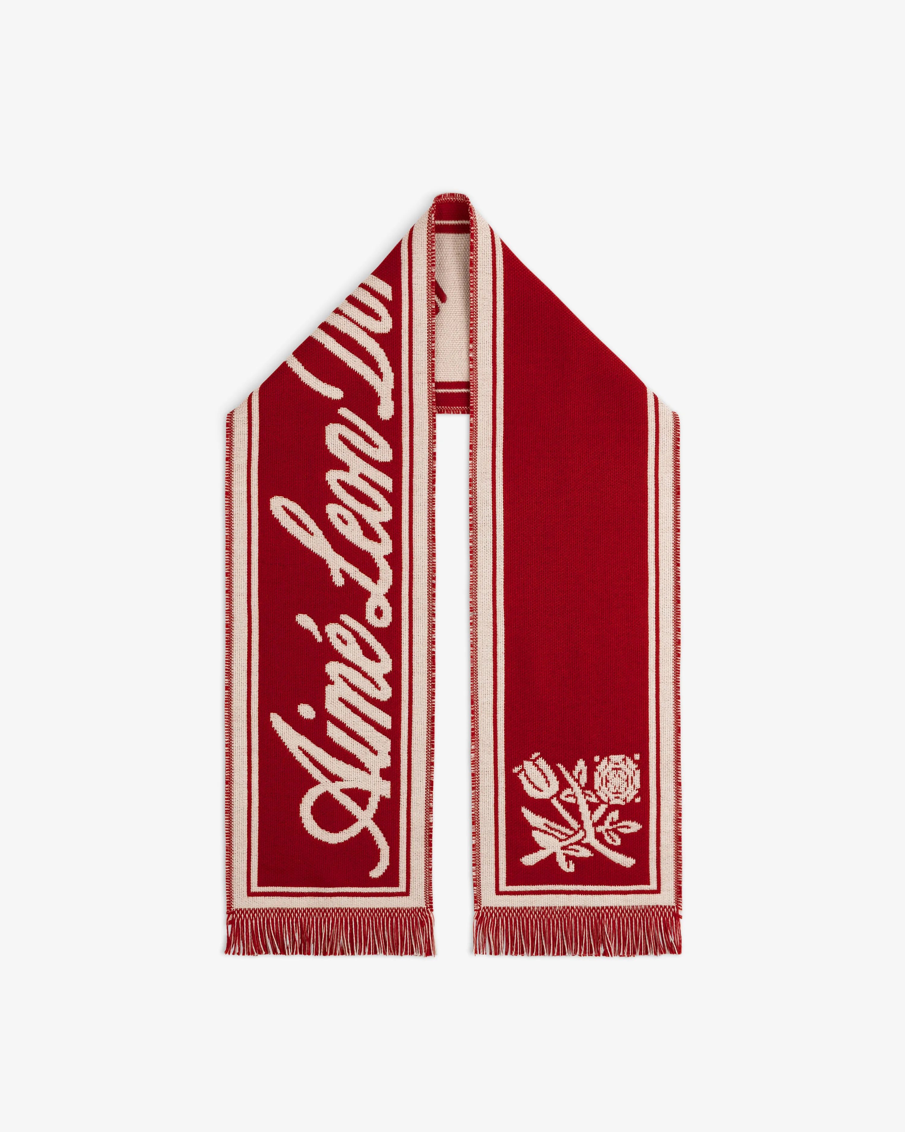 Wool Script Scarf sold by Aime Leon Dore product image thumbnail 2