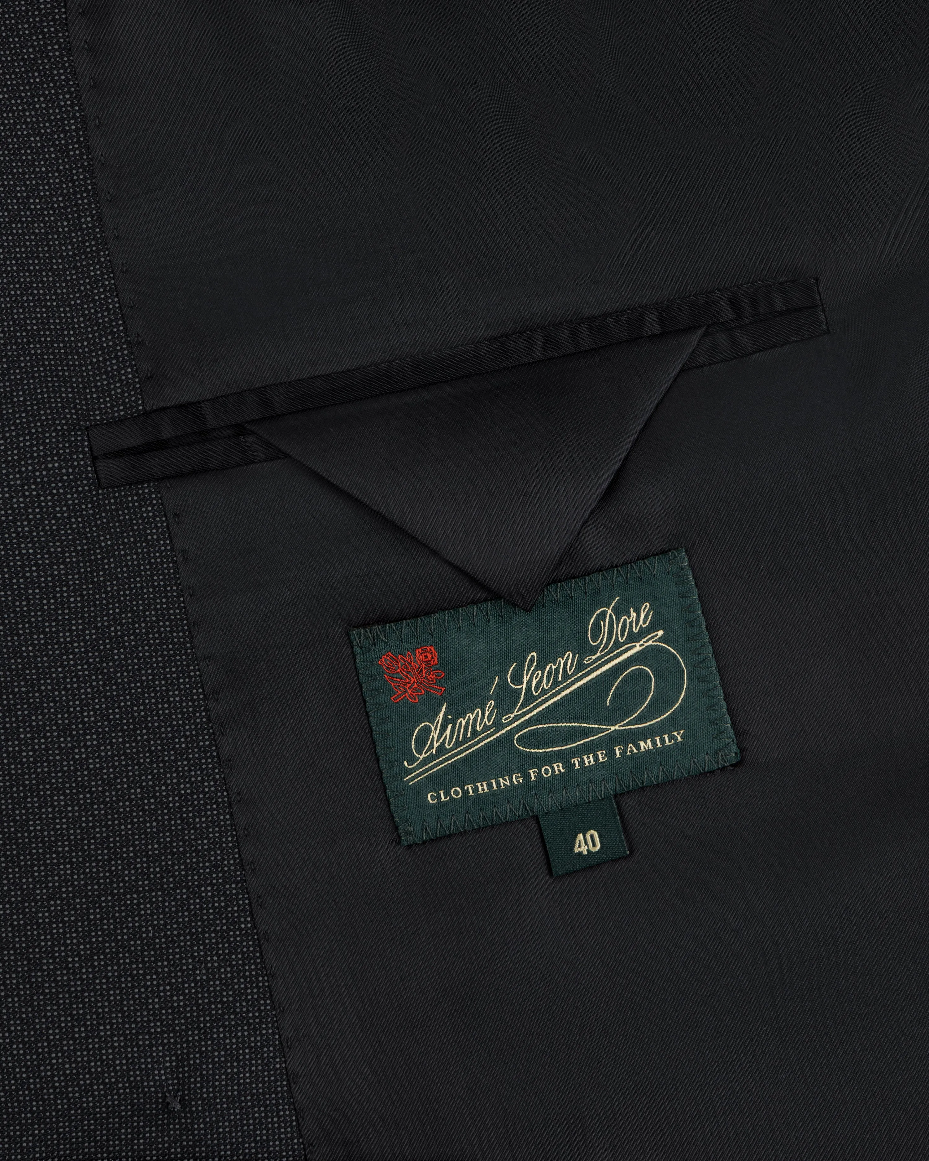 Double-Breasted Wool Jacquard Suit Jacket sold by Aime Leon Dore product image thumbnail 5