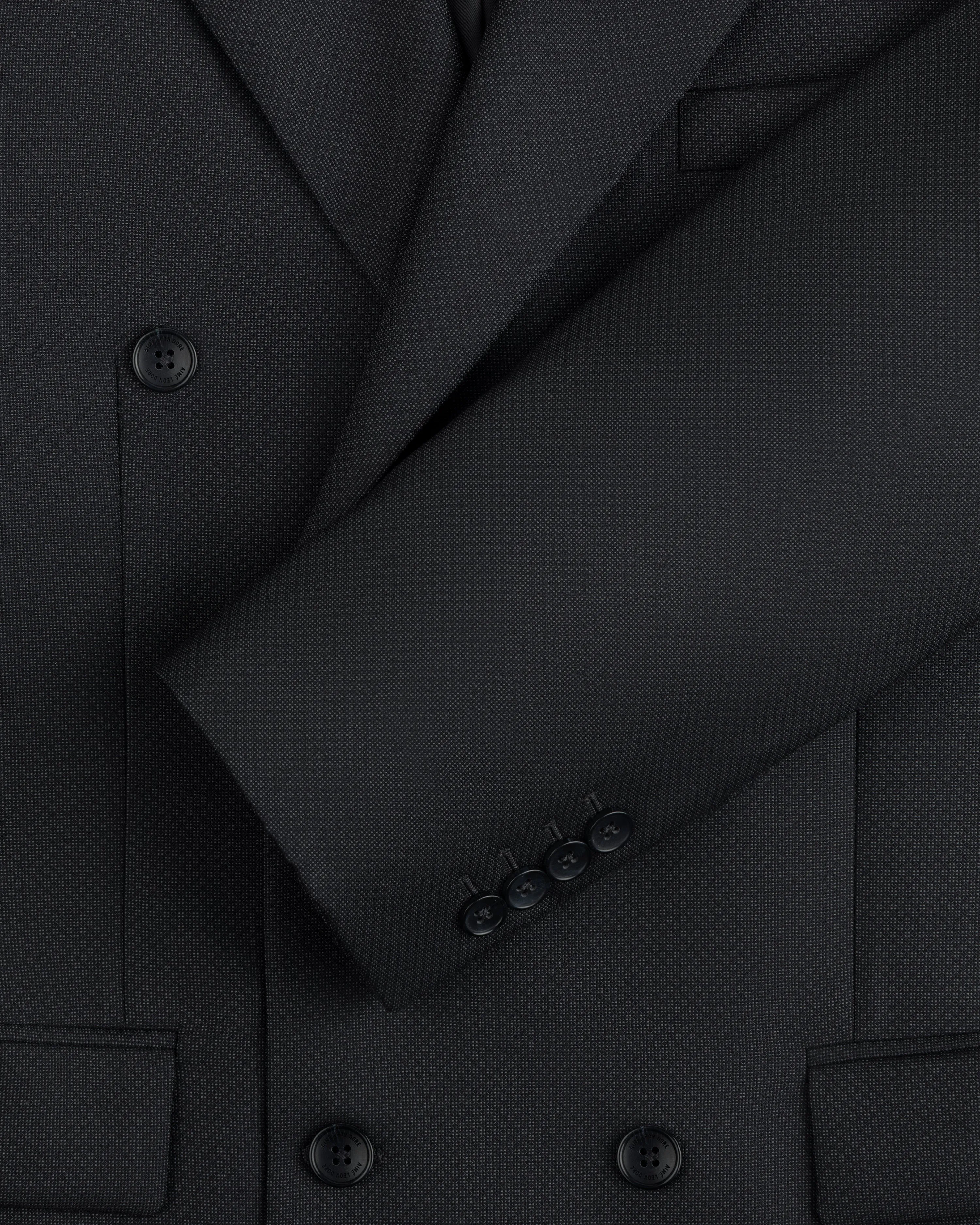 Double-Breasted Wool Jacquard Suit Jacket sold by Aime Leon Dore product image thumbnail 4