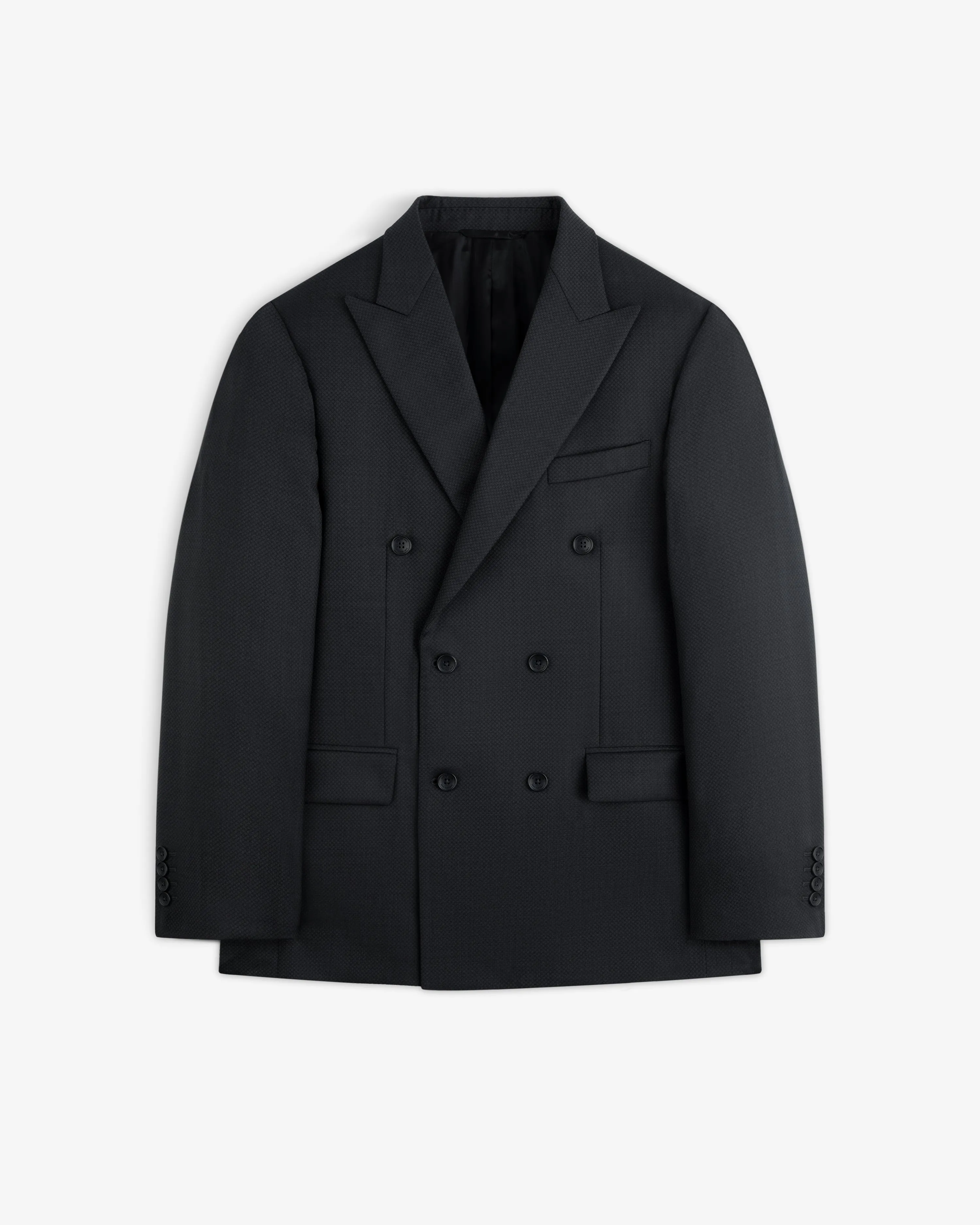 Double-Breasted Wool Jacquard Suit Jacket sold by Aime Leon Dore product image thumbnail 2