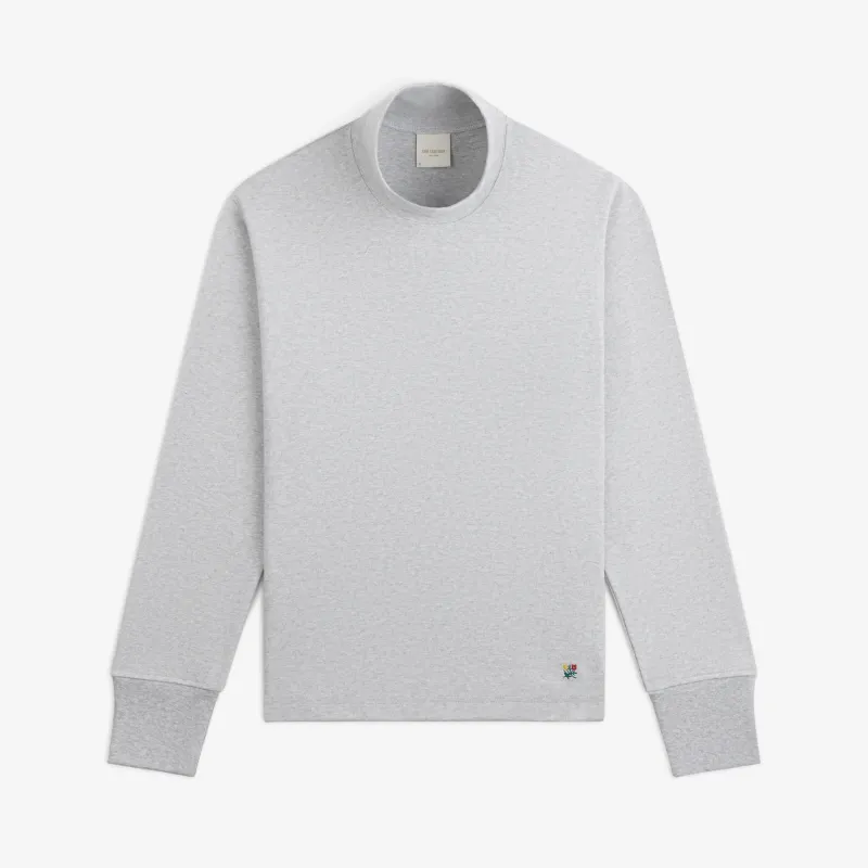 Heavyweight Crest Mockneck Tee made by Aime Leon Dore