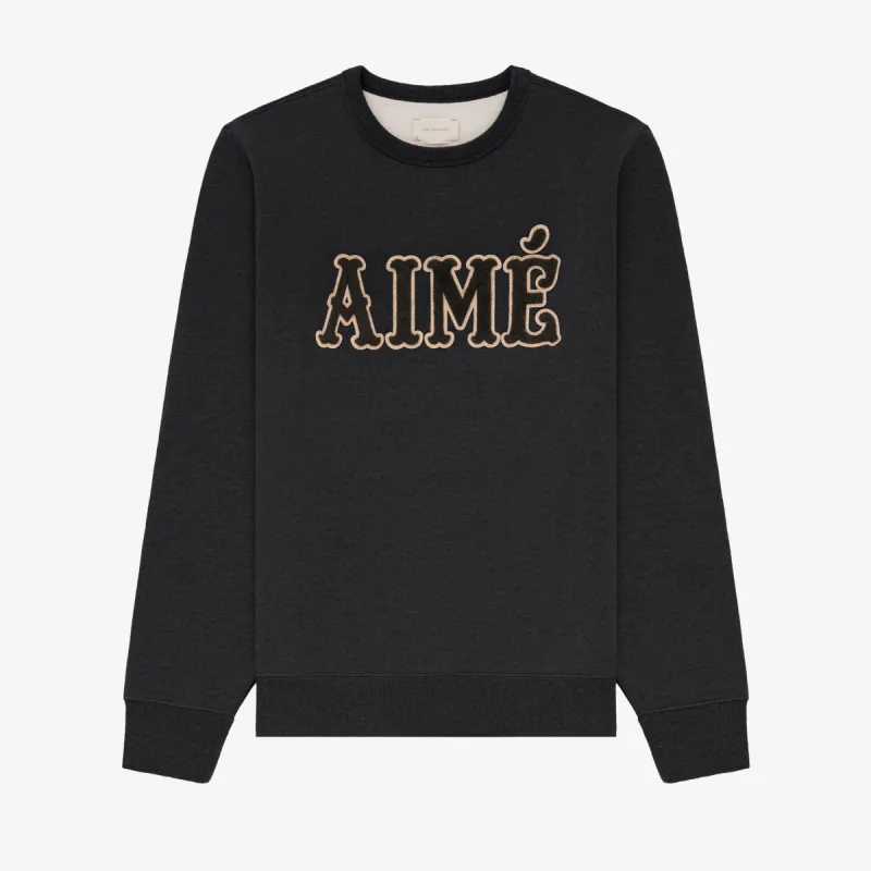 Aimé Appliqué Crewneck Sweatshirt sold by Aime Leon Dore