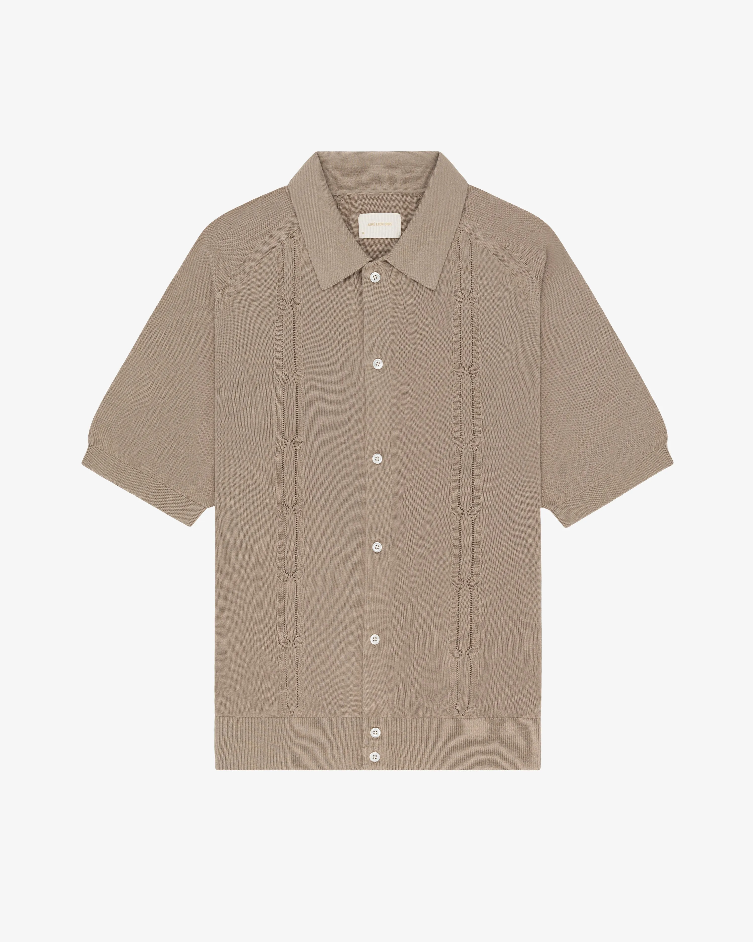 Pointelle Polo Cardigan sold by Aime Leon Dore product image thumbnail 2