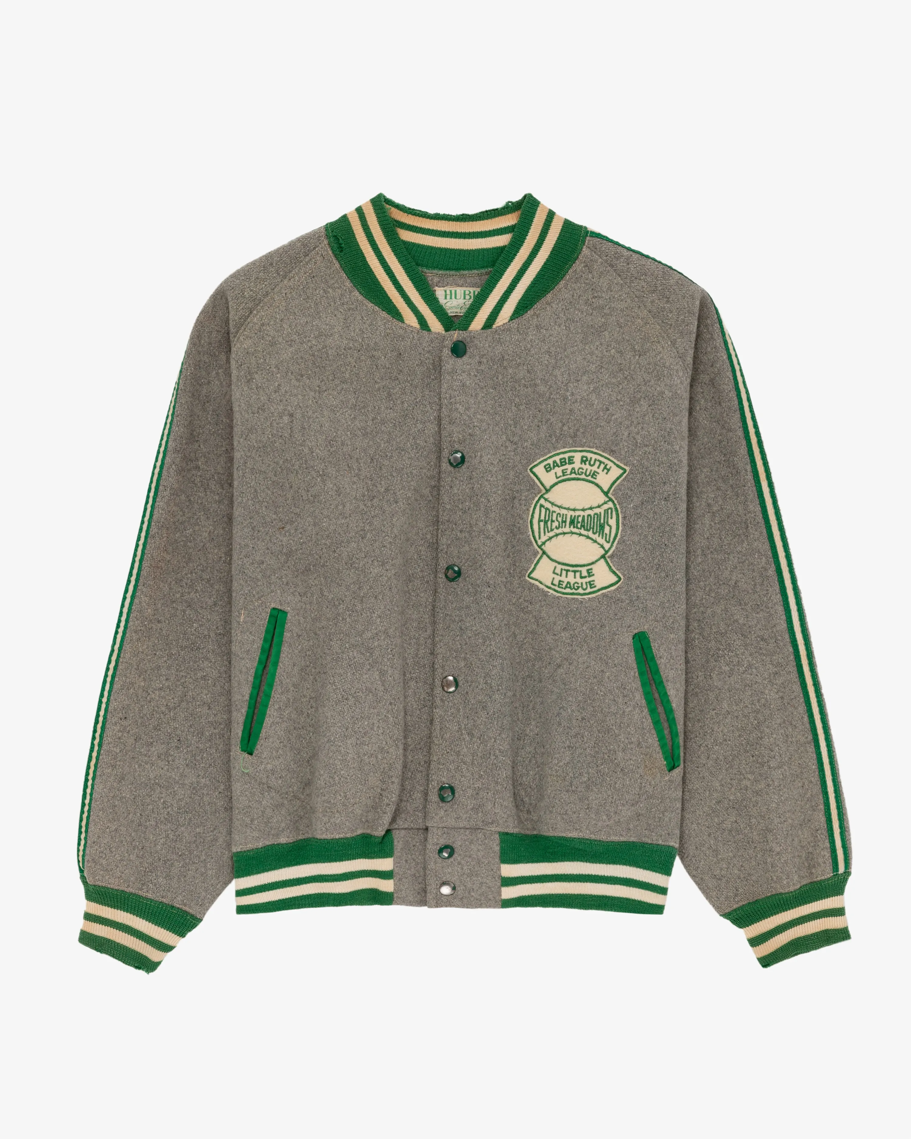 Vintage Babe Ruth Fresh Meadows Wool Varsity Jacket sold by Aime Leon Dore product image thumbnail 2