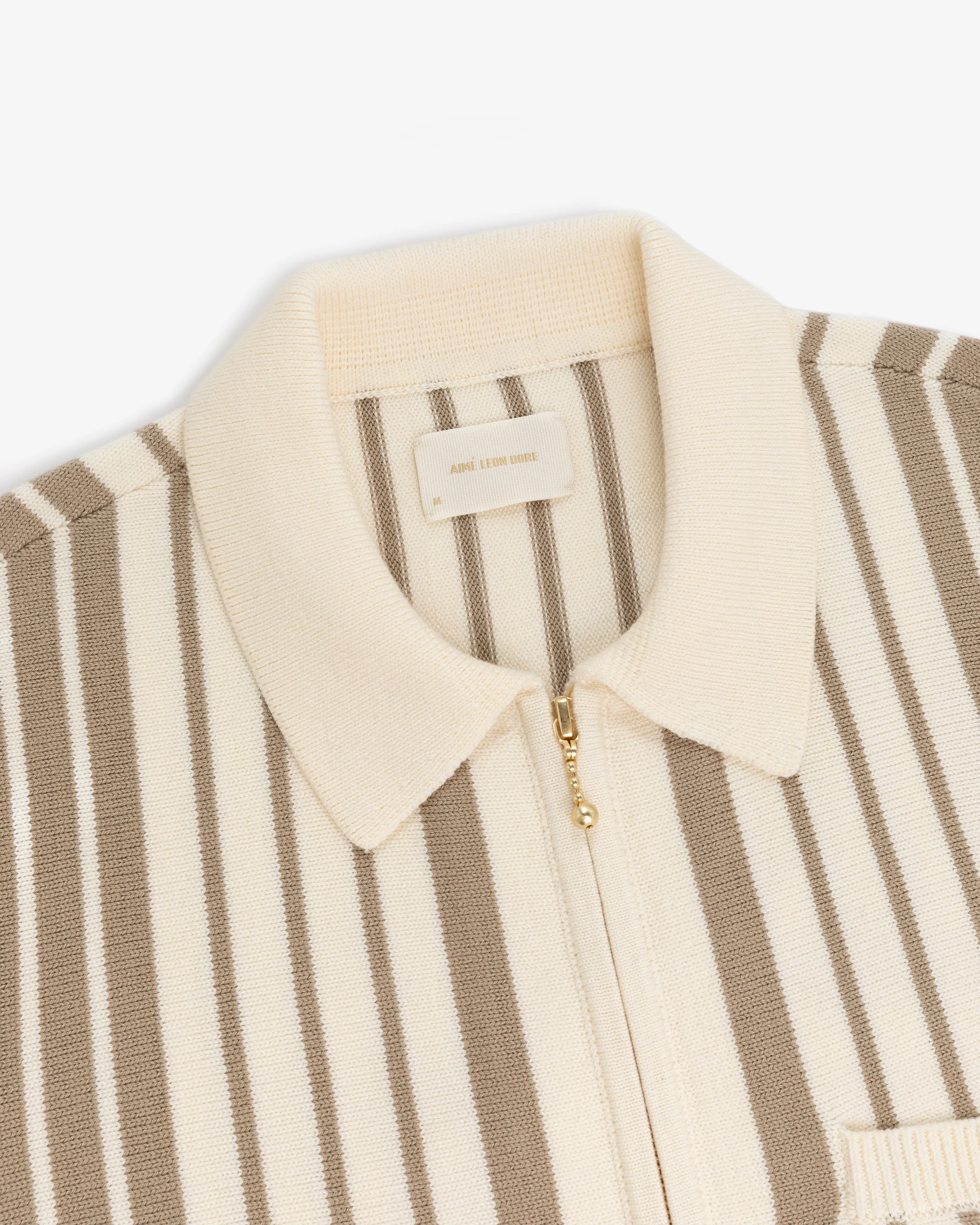 Striped Polo Cardigan sold by Aime Leon Dore product image thumbnail 3