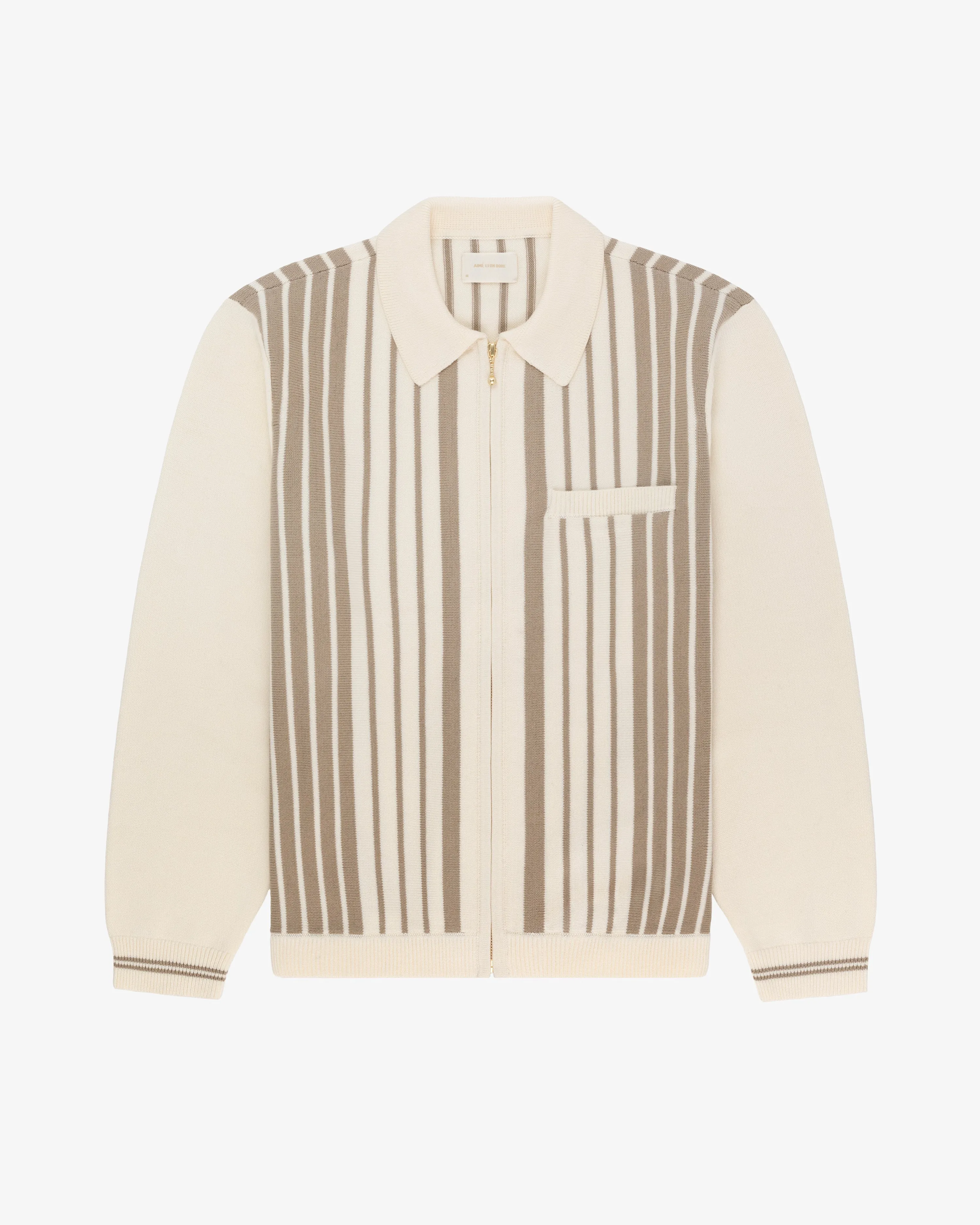 Striped Polo Cardigan sold by Aime Leon Dore product image thumbnail 2