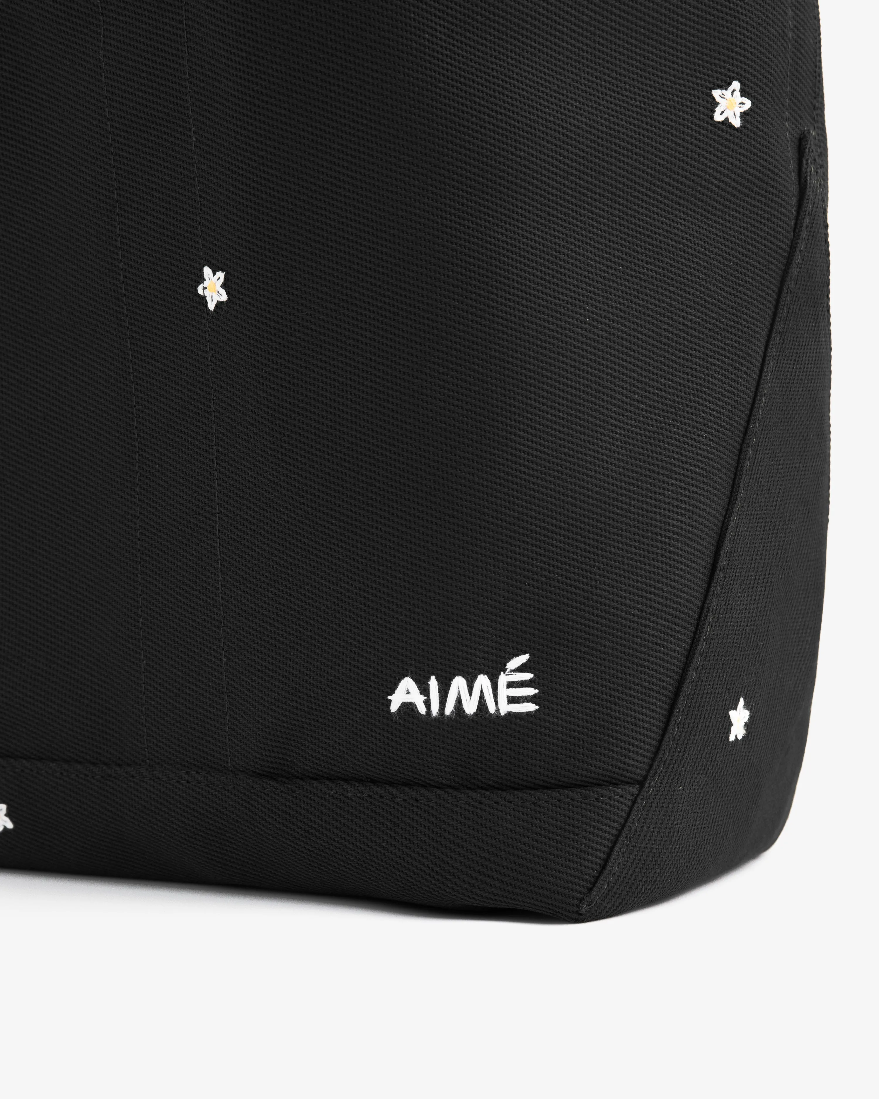 Floral Embroidered Small Canvas Tote Bag sold by Aime Leon Dore product image thumbnail 3