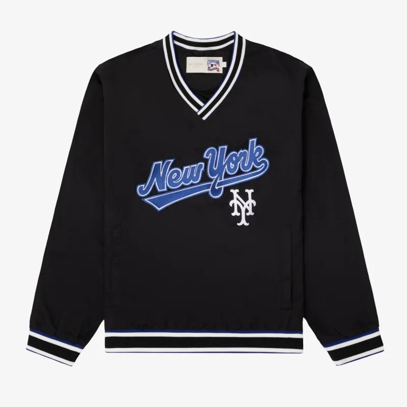 ALD / New York Mets Nylon V-Neck Pullover sold by Aime Leon Dore