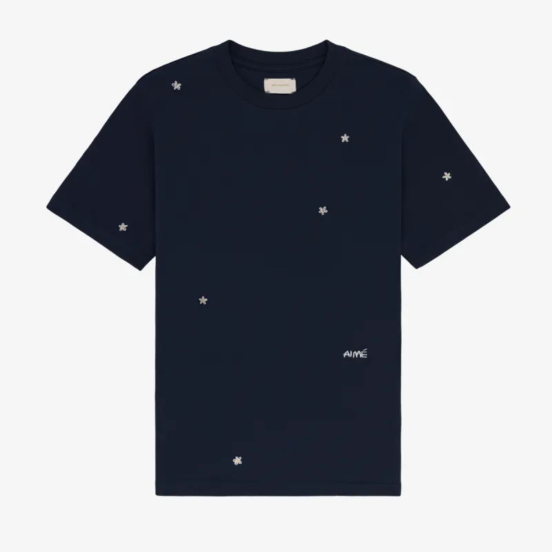 Floral Embroidered Tee sold by Aime Leon Dore