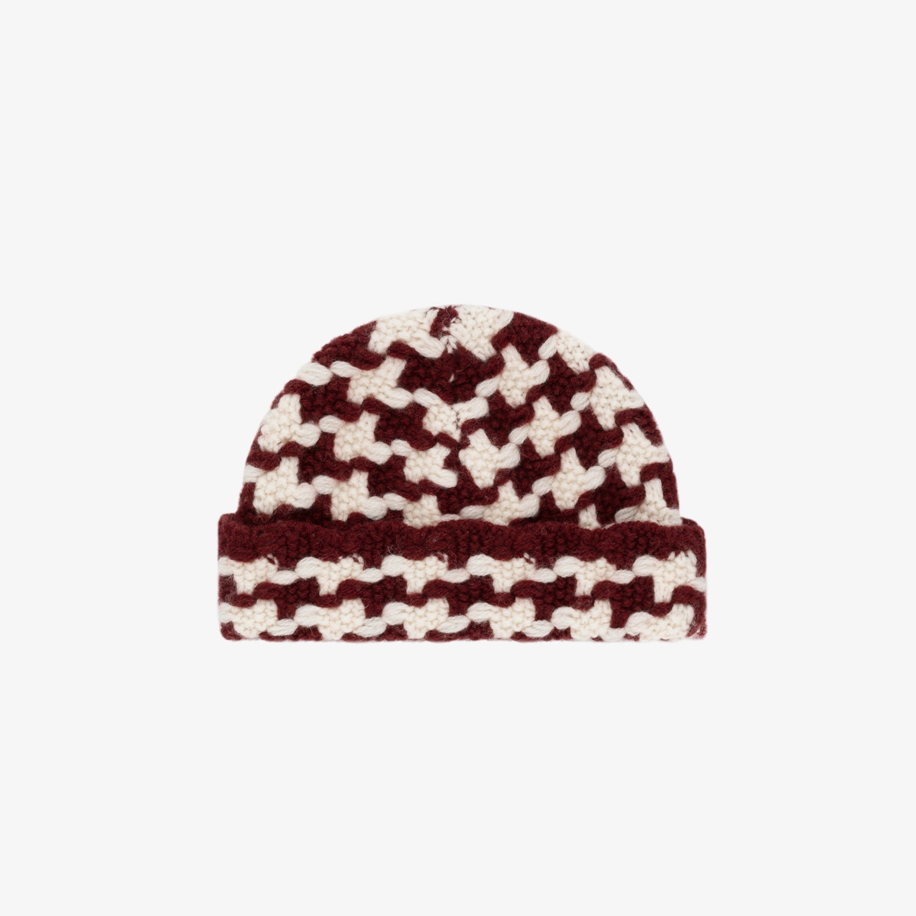 Houndstooth Beanie sold by Aime Leon Dore