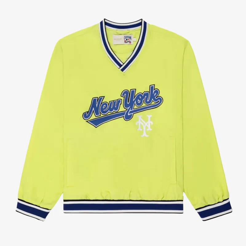 ALD / New York Mets Nylon V-Neck Pullover sold by Aime Leon Dore