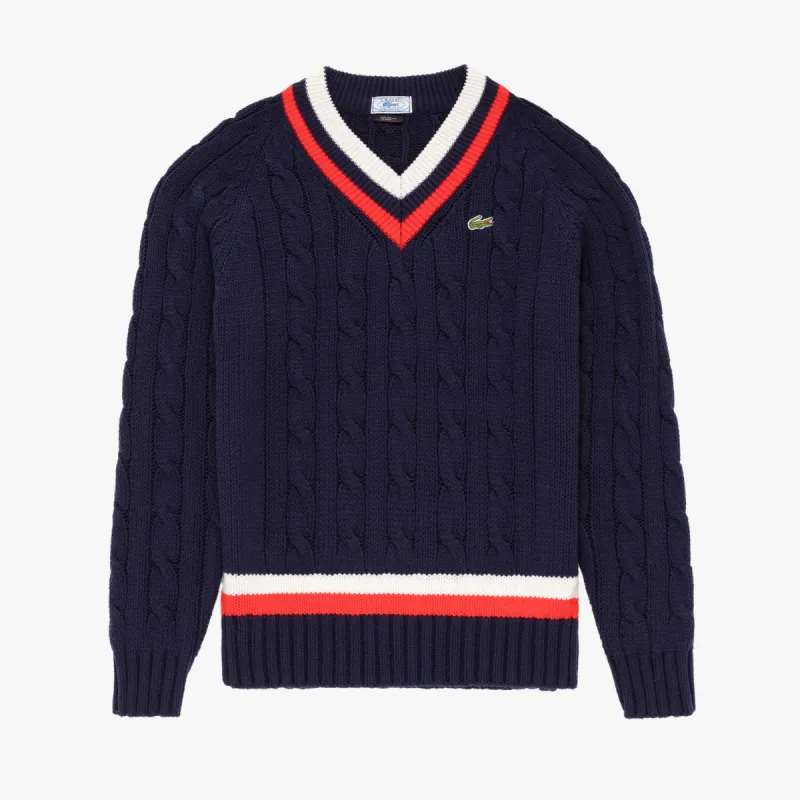 Vintage Lacoste V-Neck Knit Sweater made by Aime Leon Dore