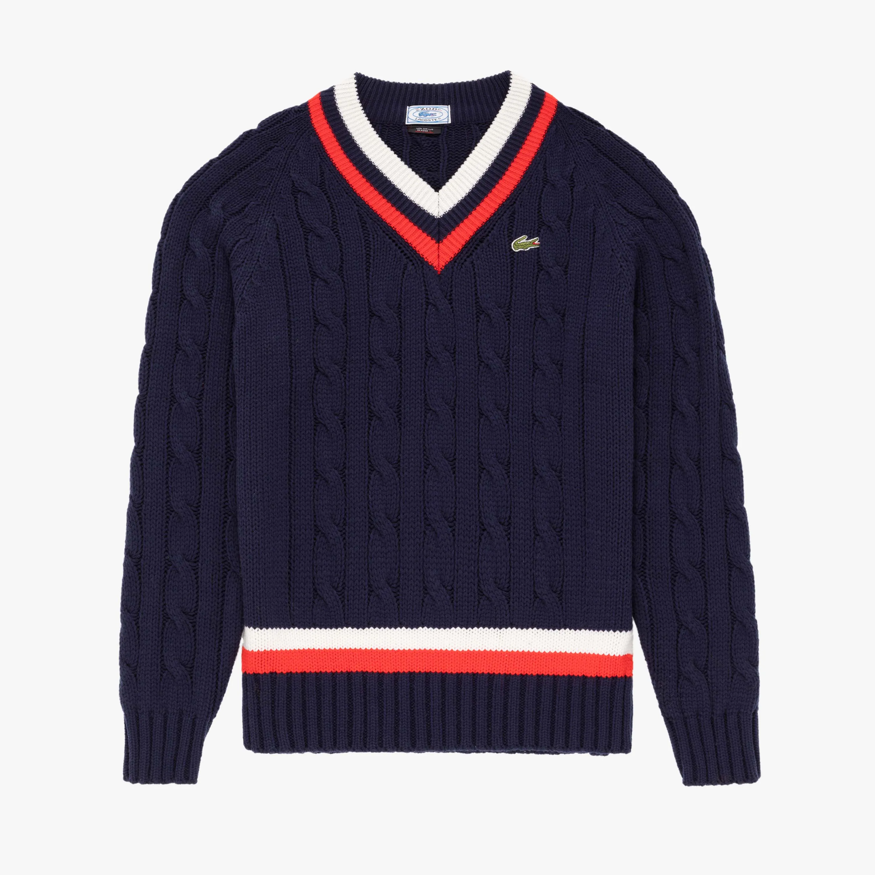 Vintage Lacoste V-Neck Knit Sweater sold by Aime Leon Dore