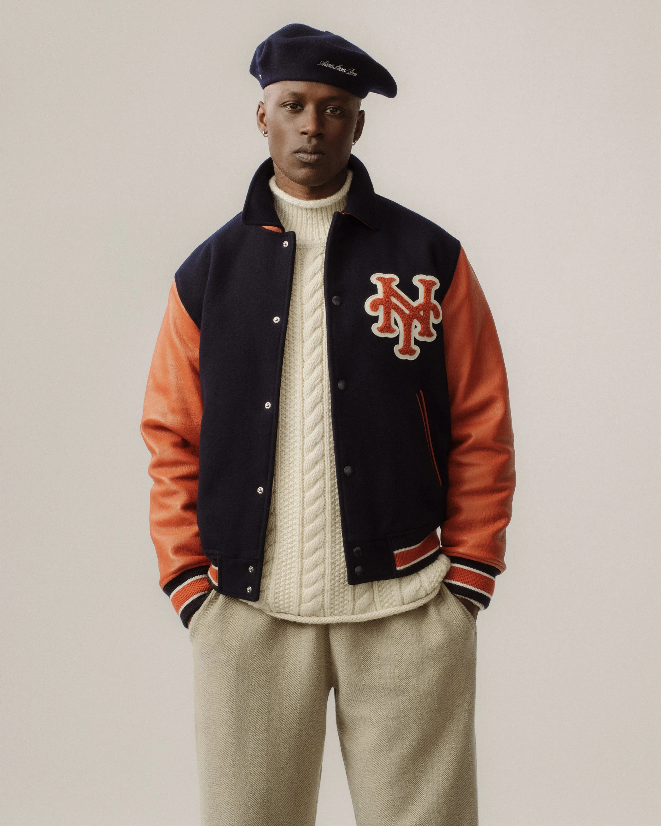 ALD / New York Mets Varsity Jacket sold by Aime Leon Dore product image thumbnail 3