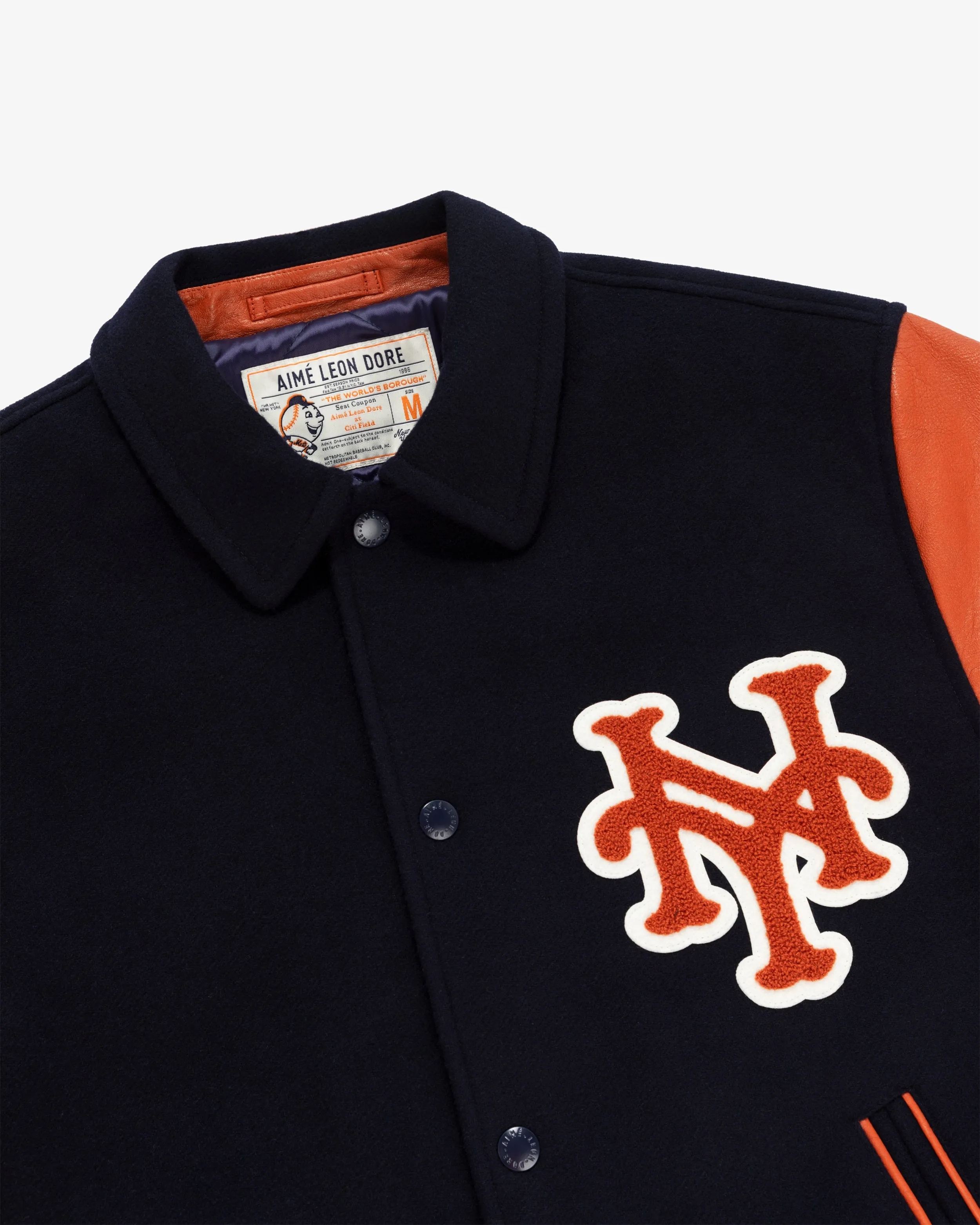 ALD / New York Mets Varsity Jacket sold by Aime Leon Dore product image thumbnail 5