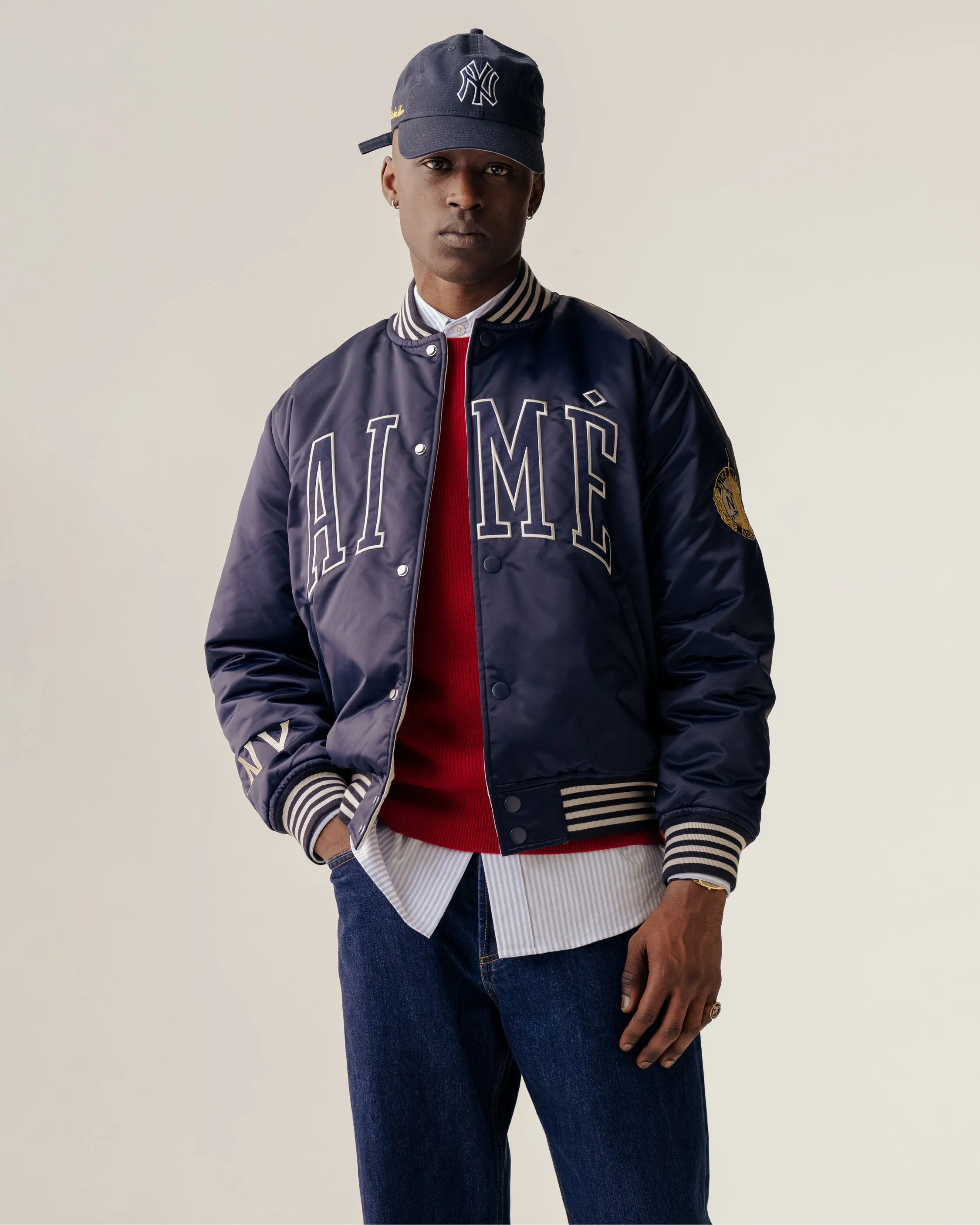 Merino Shaker Stitch Crewneck Sweater sold by Aime Leon Dore product image thumbnail 3