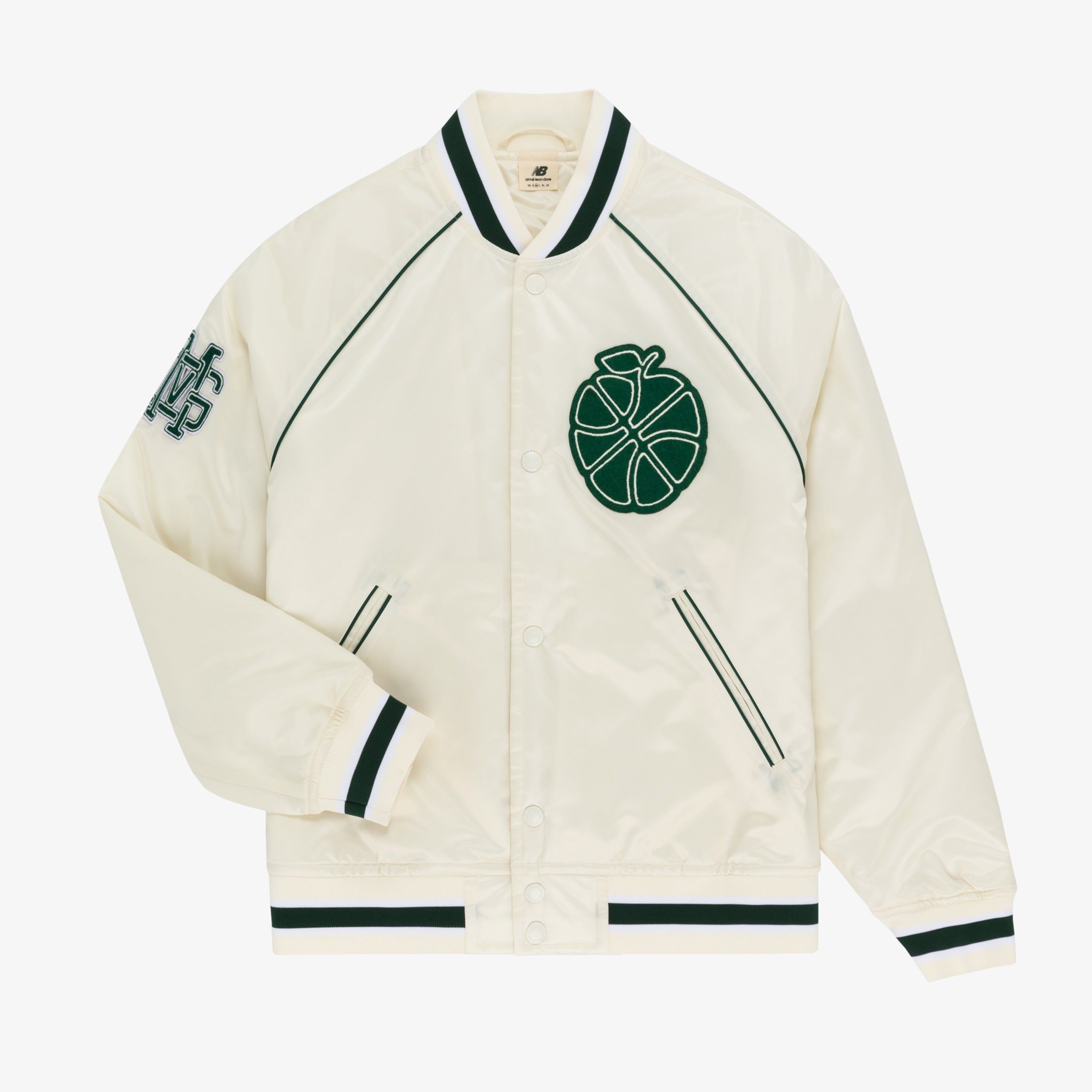 ALD / New Balance SONNY NY Satin Team Jacket sold by Aime Leon Dore
