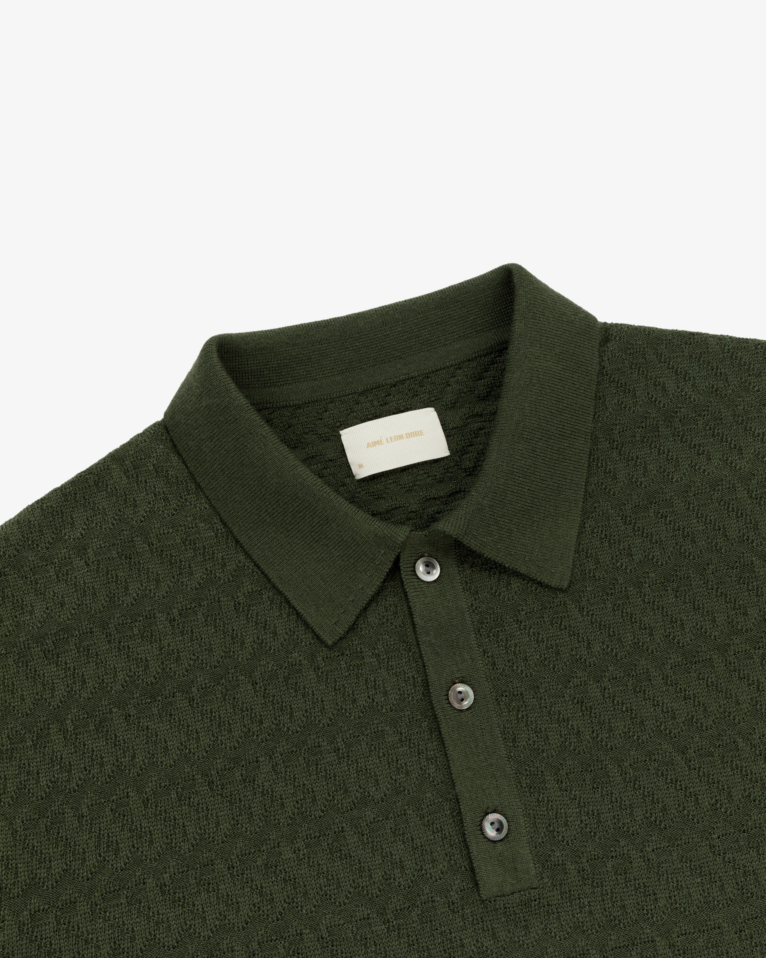 Short-Sleeve Knit Polo sold by Aime Leon Dore product image thumbnail 4