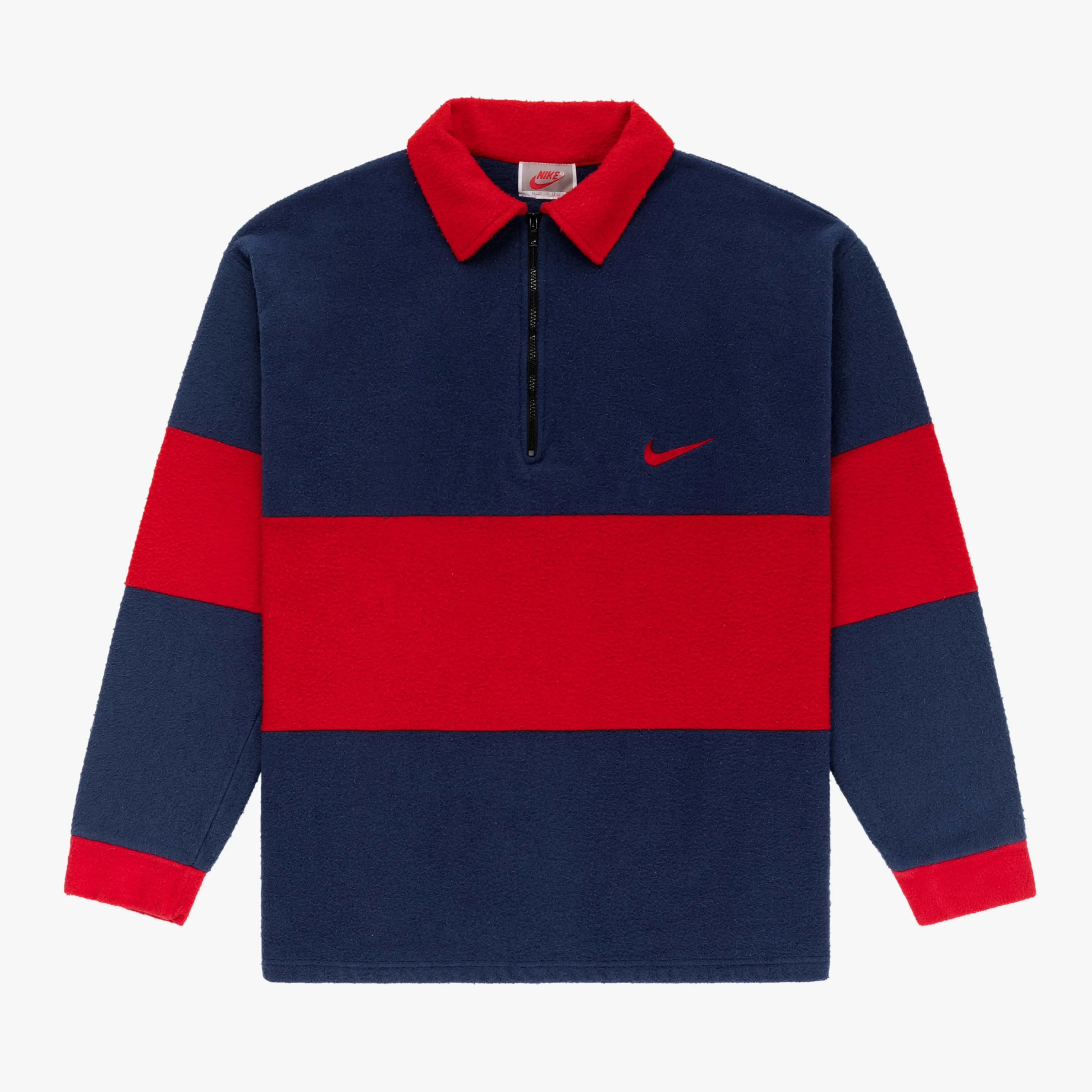 Vintage Striped Fleece Pullover sold by Aime Leon Dore