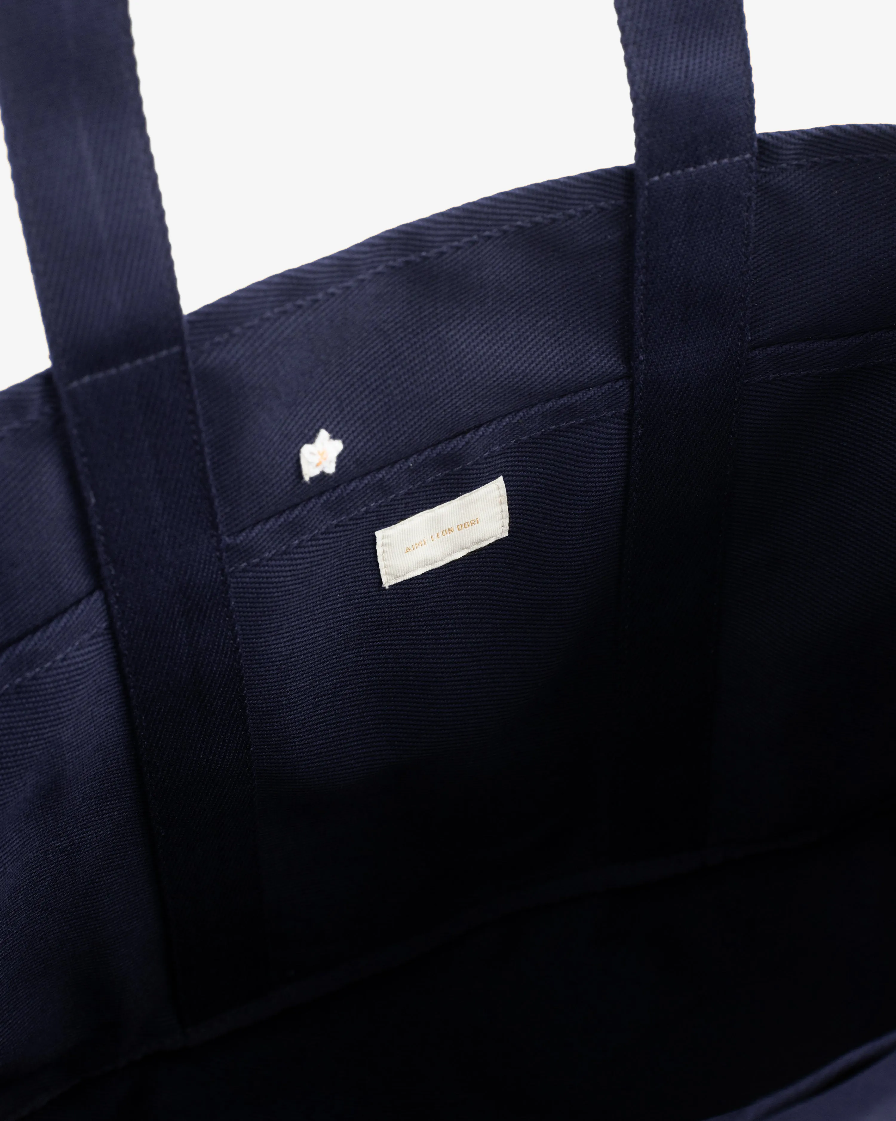 Floral Embroidered Large Canvas Tote Bag sold by Aime Leon Dore product image thumbnail 4