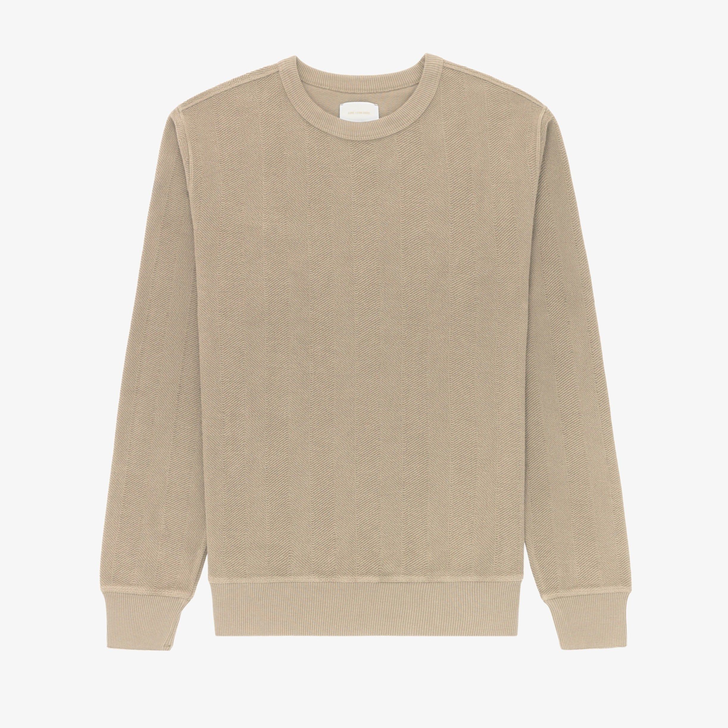 Herringbone Terry Uniform Crewneck Sweatshirt sold by Aime Leon Dore