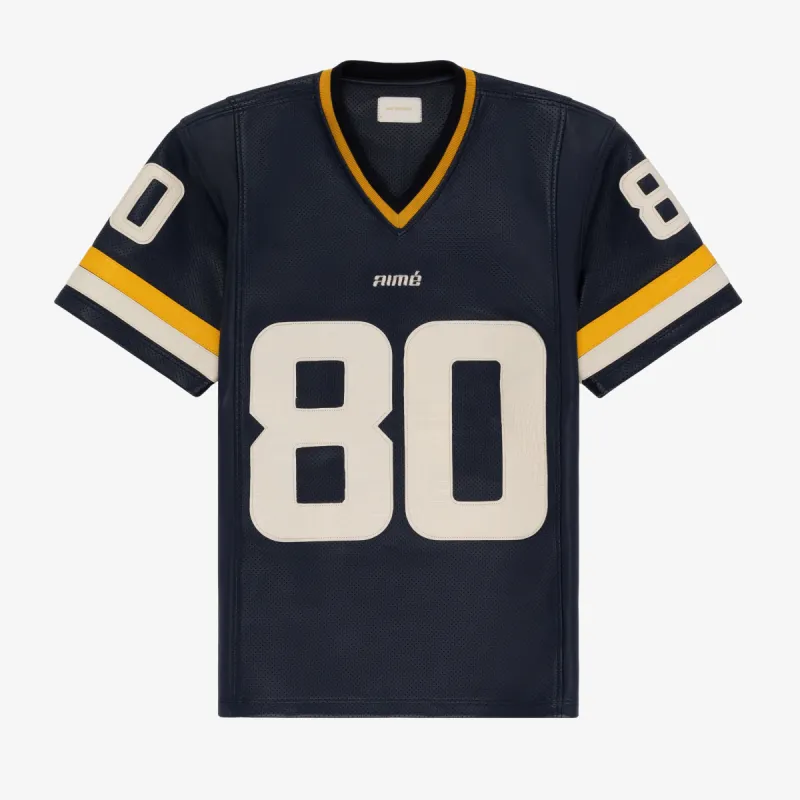 Leather Team Football Jersey sold by Aime Leon Dore