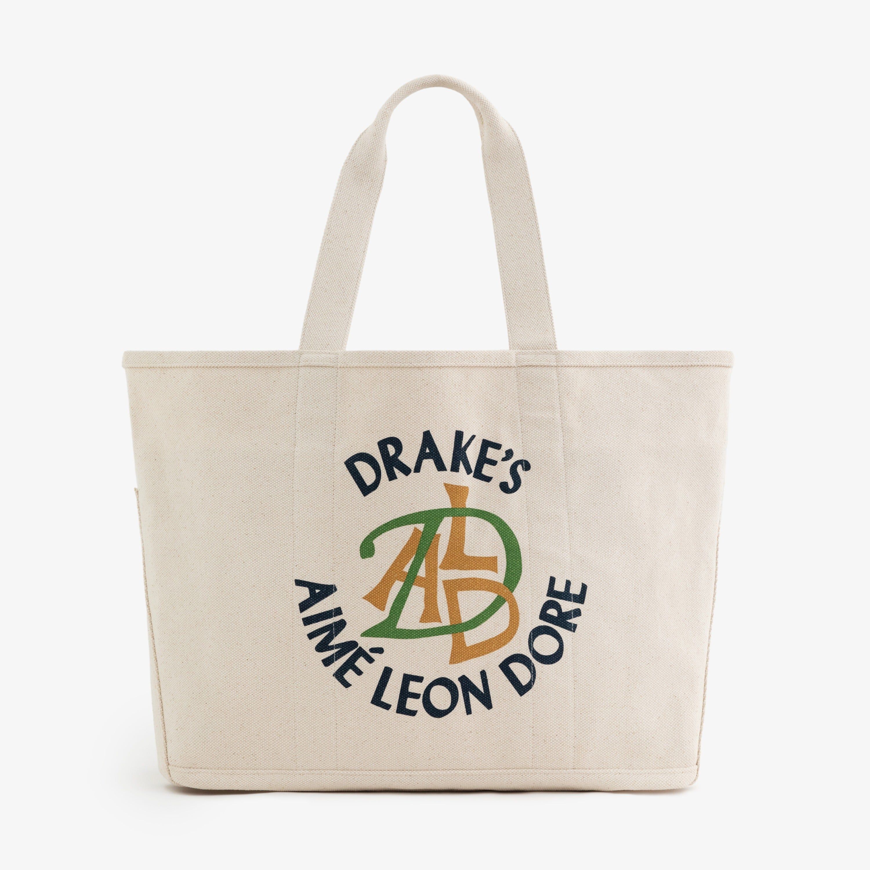 ALD / Drake's Canvas Tote Bag sold by Aime Leon Dore
