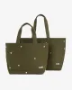 Floral Embroidered Large Canvas Tote Bag sold by Aime Leon Dore