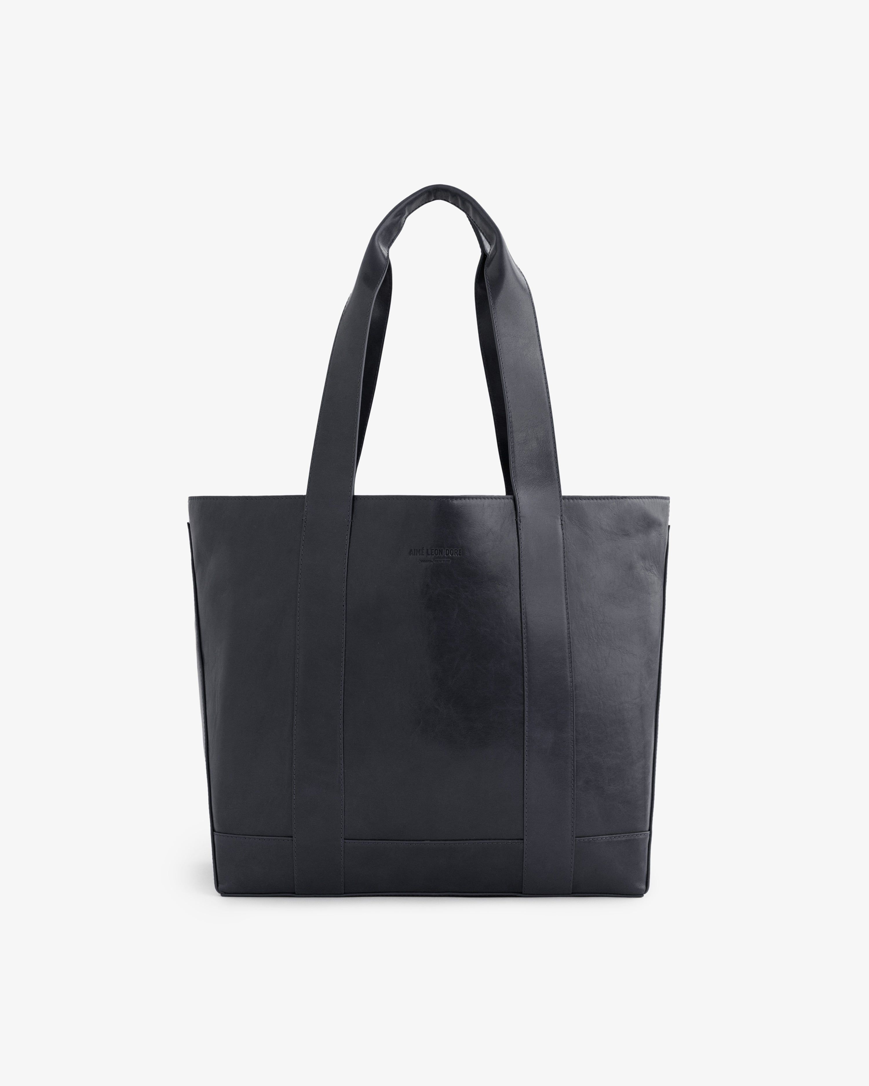 Debossed Logo Leather Tote Bag sold by Aime Leon Dore product image thumbnail 2